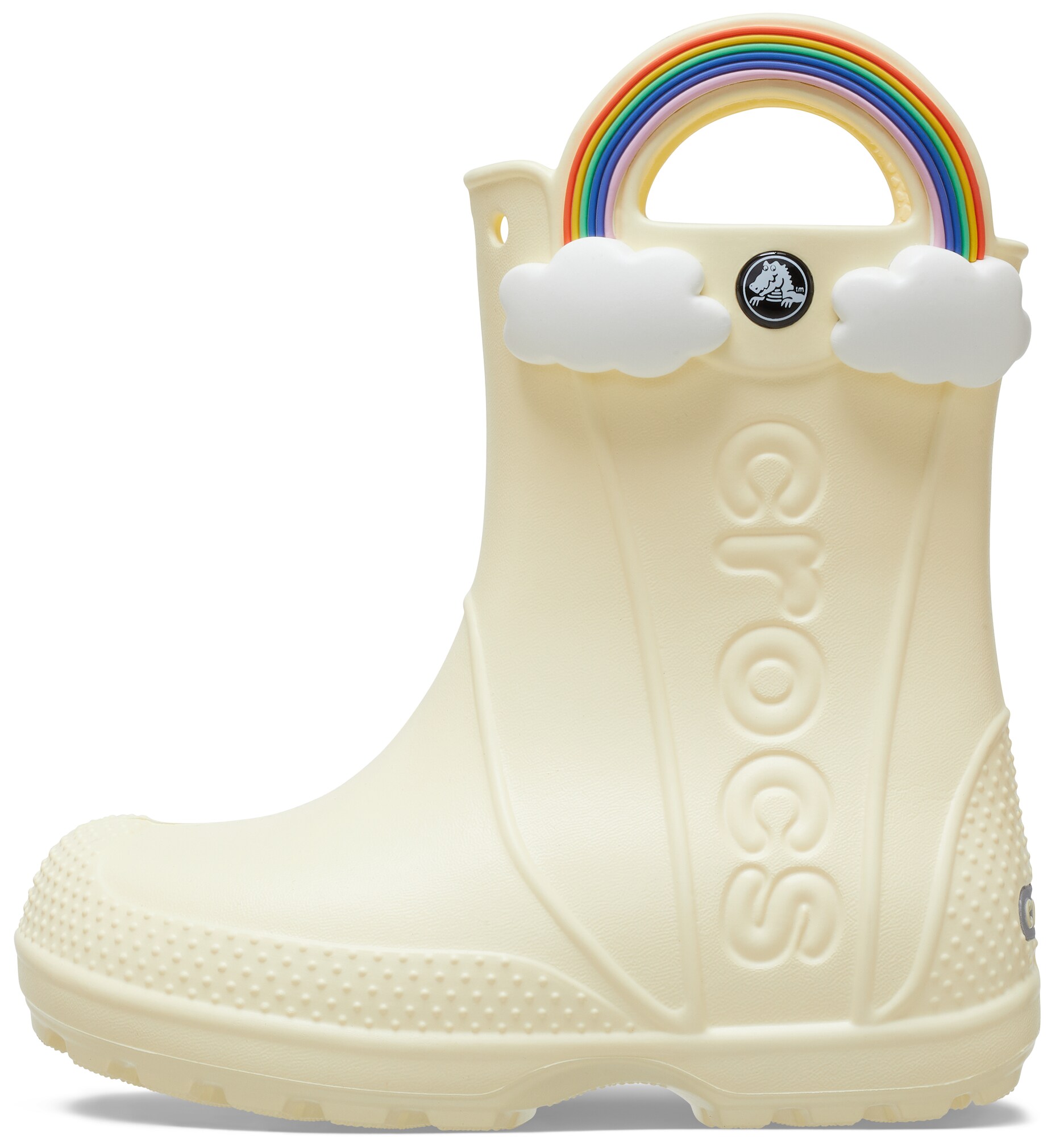 Crocs Gumáky 'Handle It Rainbow Rain'  krémová / modrá / zelená / červená / biela