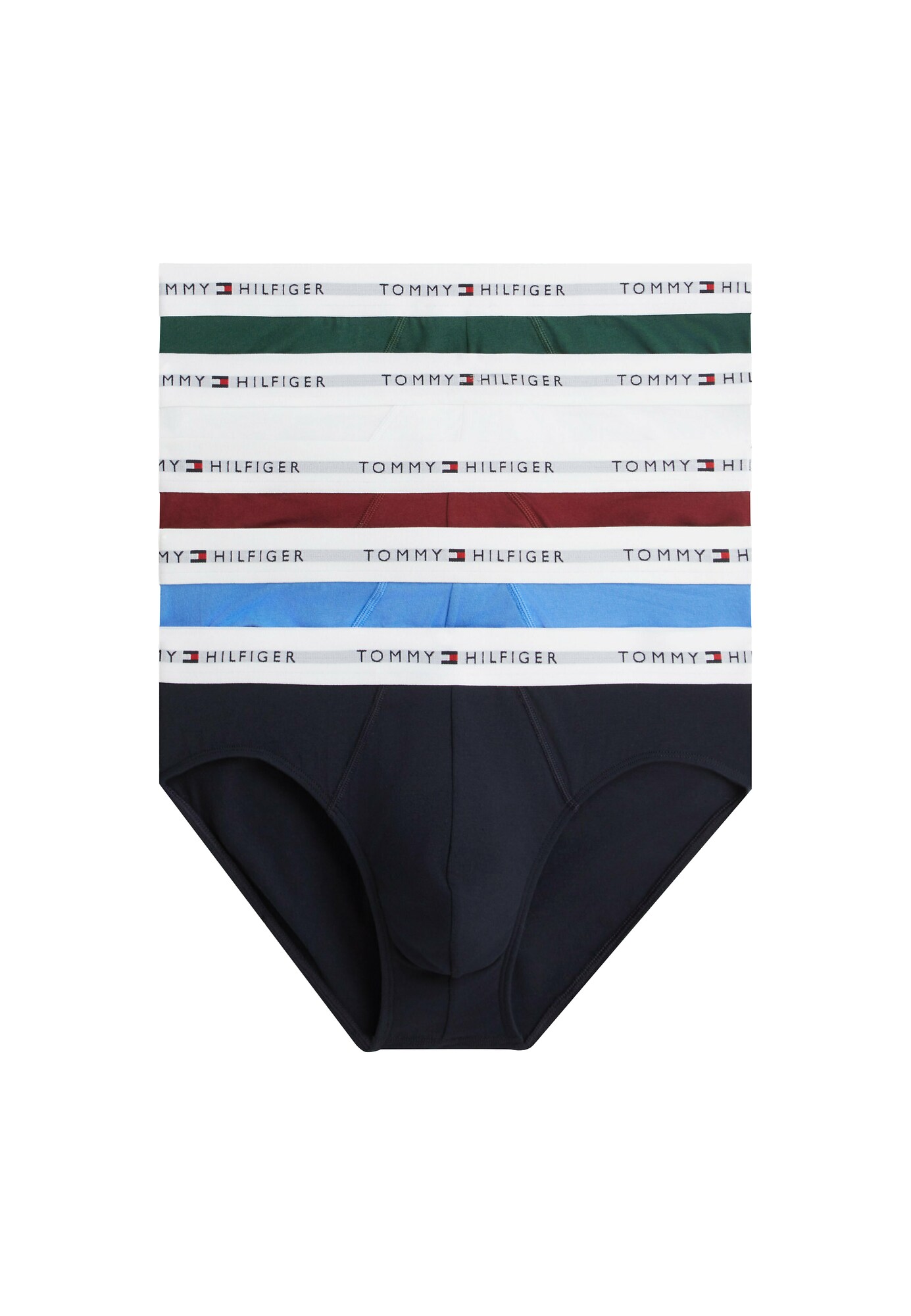 Tommy Hilfiger Underwear Slip Repeat bleumarin / verde închis / roşu închis / alb