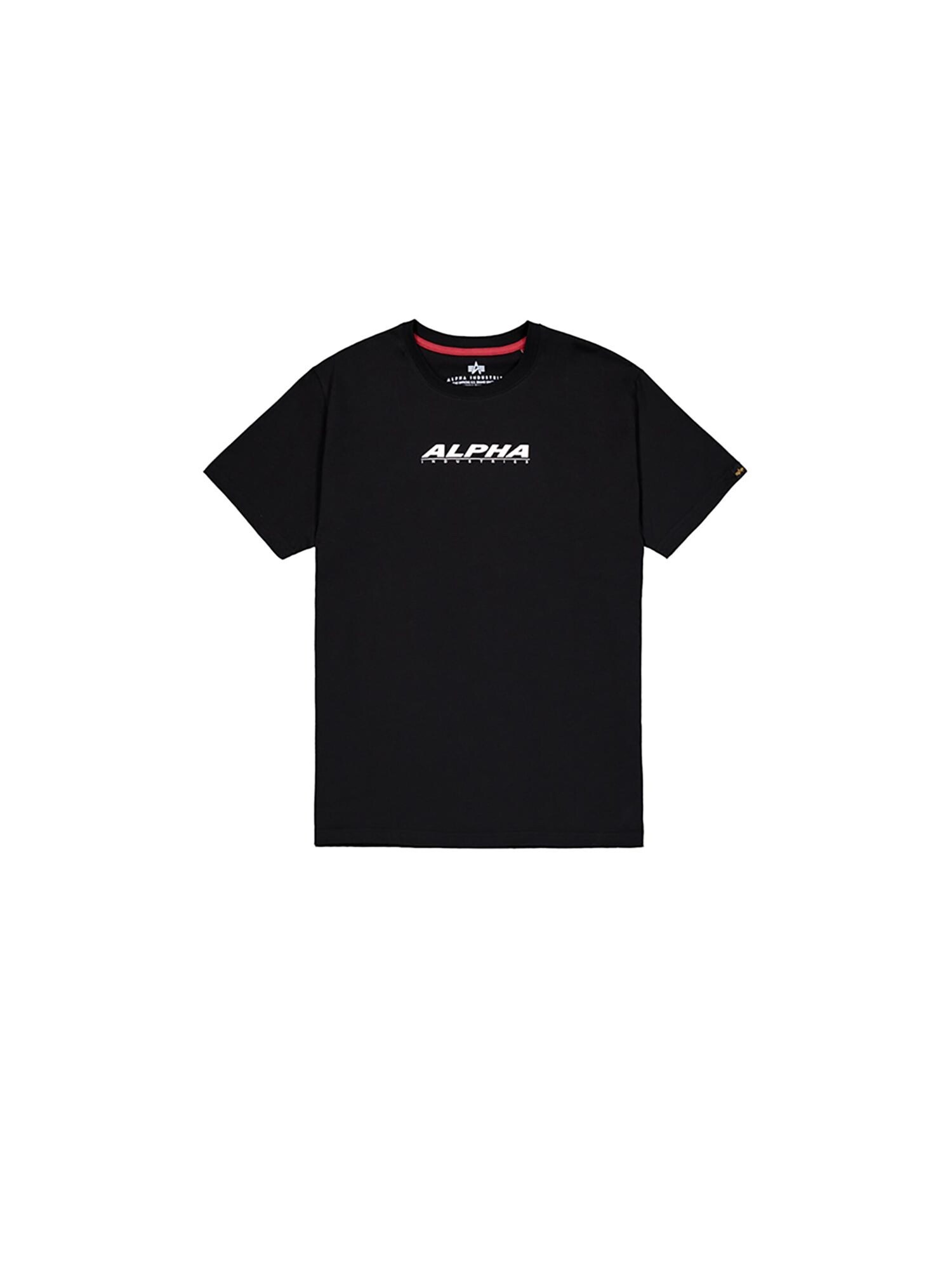 ALPHA INDUSTRIES Camiseta 'Rubber'  negro