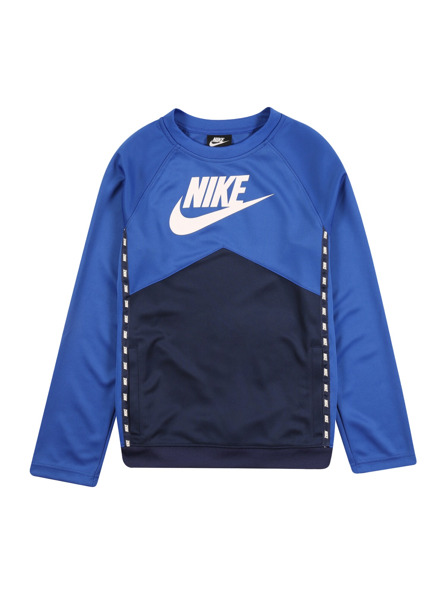 Nike Sportswear Megztinis be užsegimo  tamsiai mėlyna / sodri mėlyna („karališka“) / balta