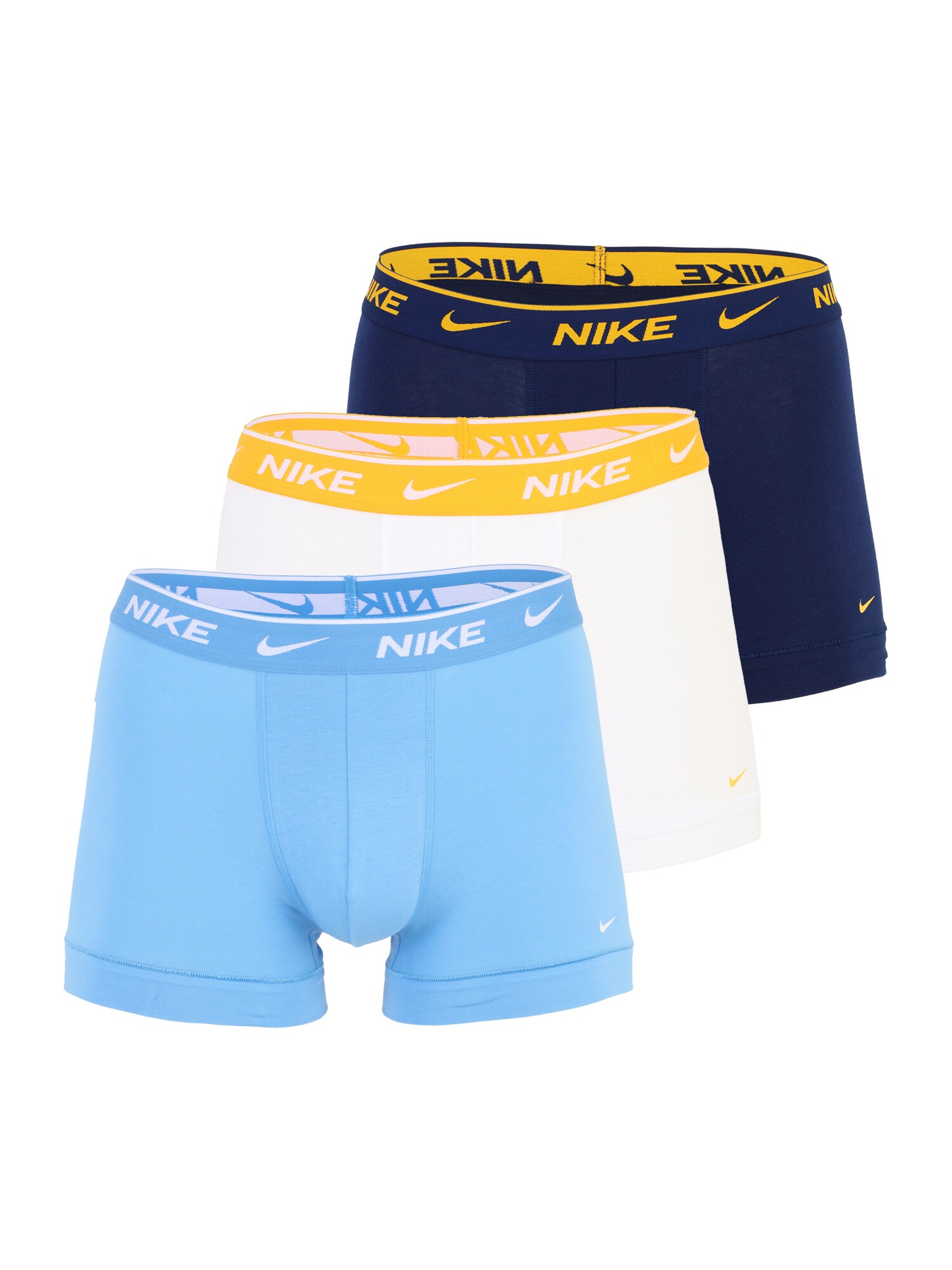 NIKE Underwear Boxerky  modrá / žltá