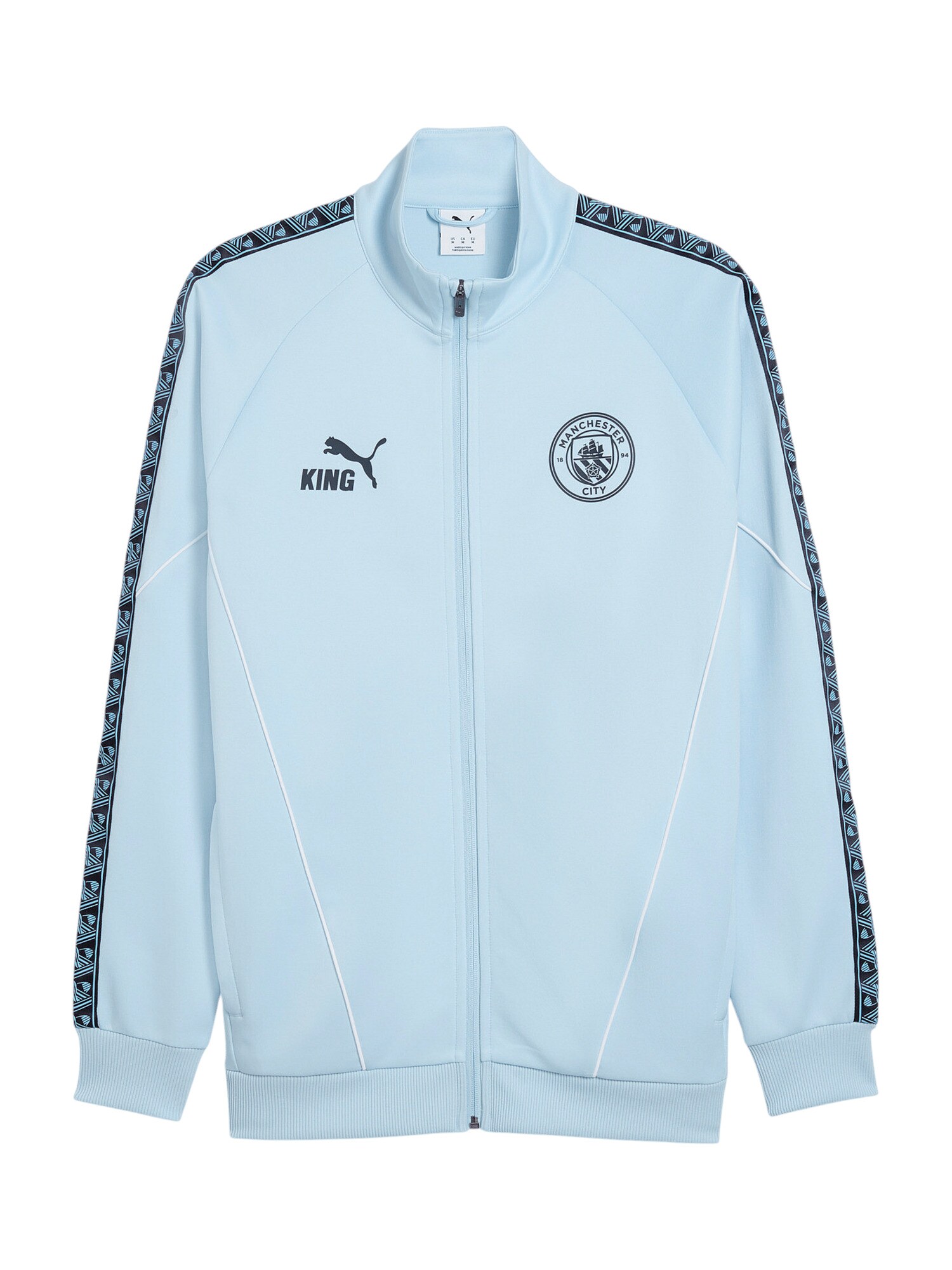 PUMA Geacă sport Manchester City King Anthem  albastru deschis / negru