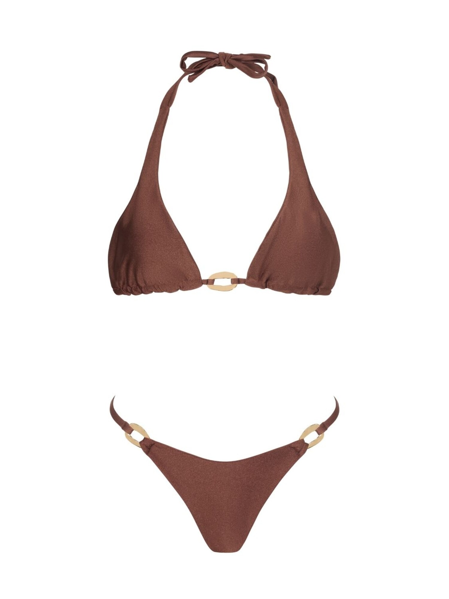 Acuarela Brand Bikini 'Capri Halter' capuchino