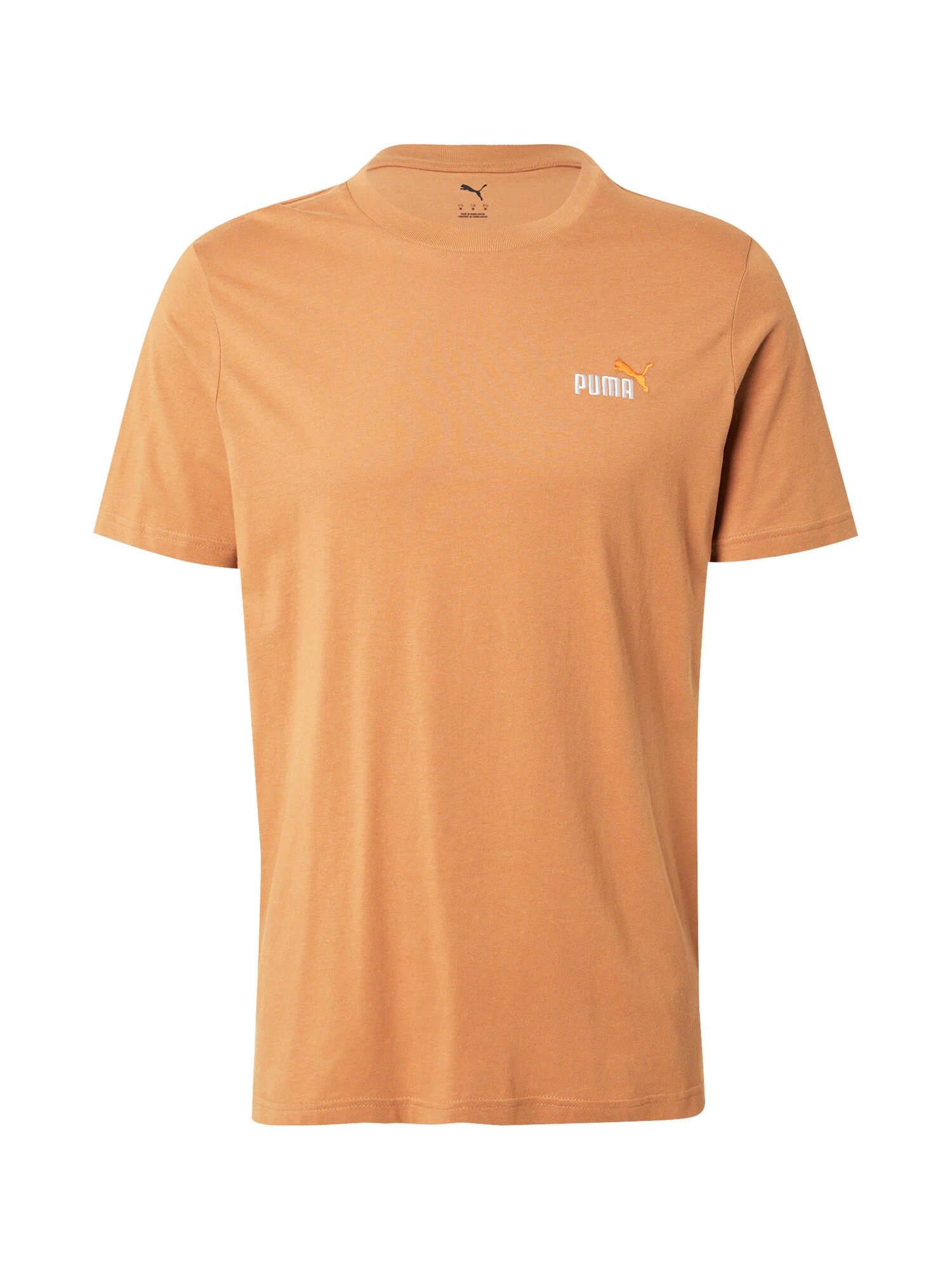 PUMA Funkčné tričko 'ESS No. 1' mokka / biela