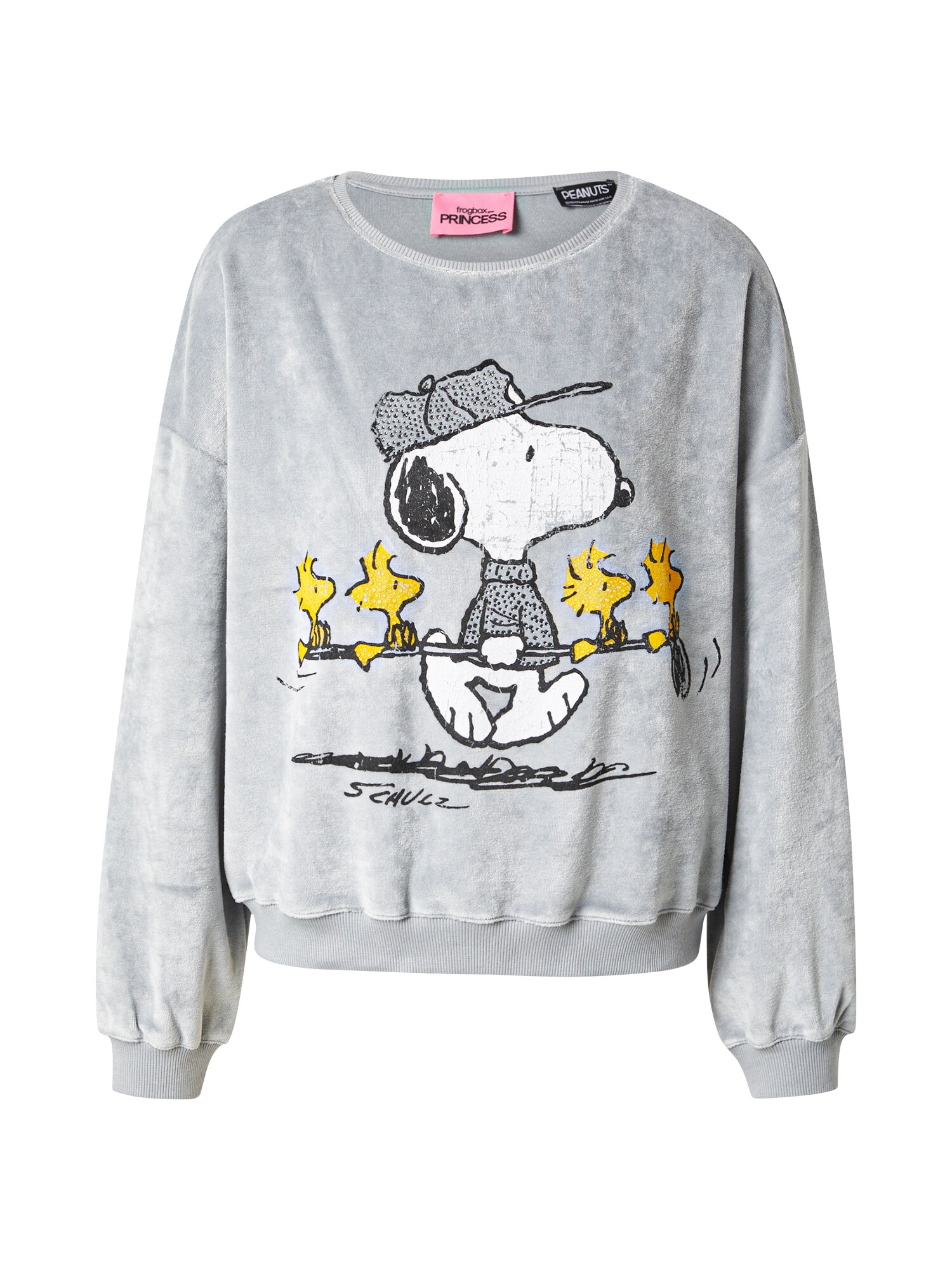 PRINCESS GOES HOLLYWOOD Bluză de molton Snoopy Golf  galben / gri / negru / alb