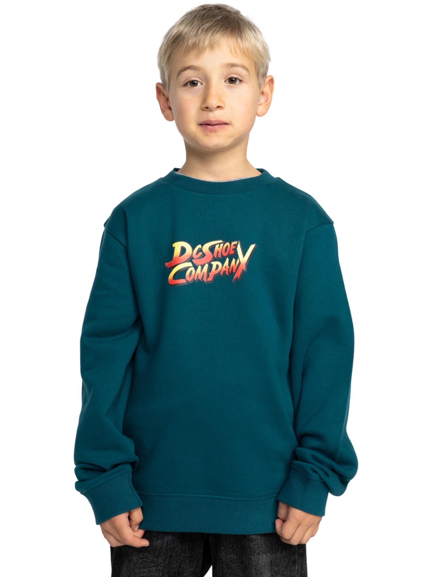 DC Shoes Sport szabadidős felsők 'TWO BIT'  ciánkék / sárga / narancs termék 2. képe