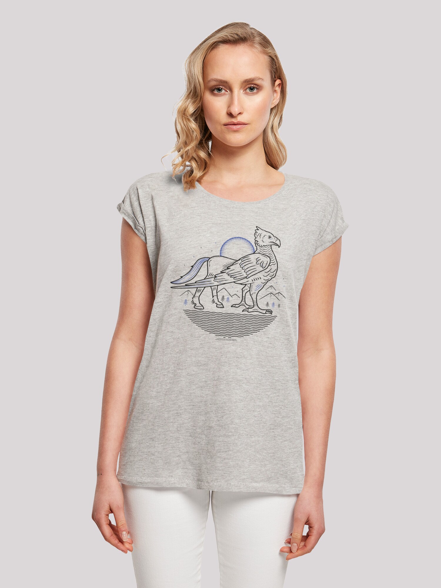 Thumbnail - T-Shirt 'Harry Potter Buckbeak Line Art'