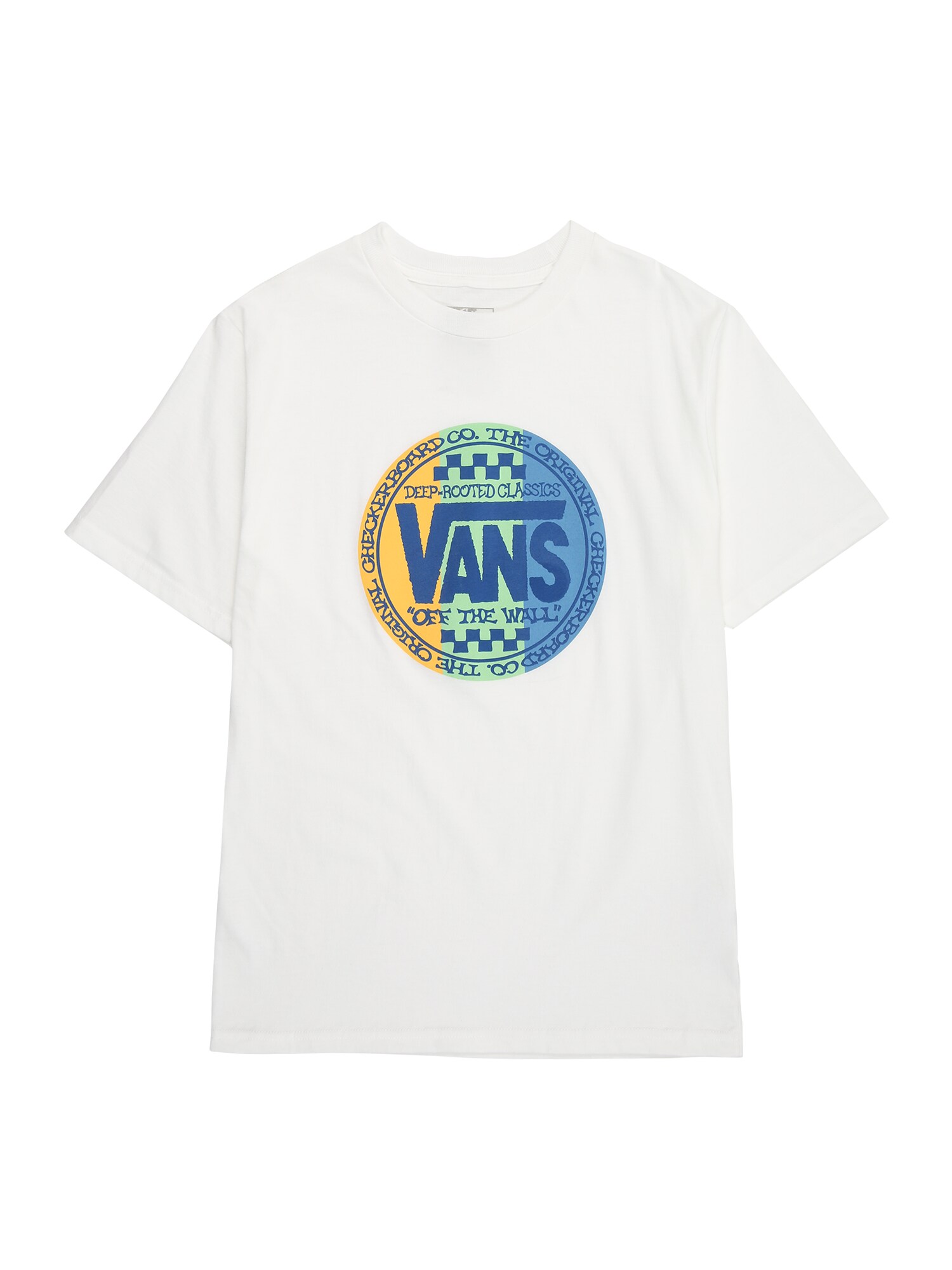 VANS Póló 'RETRO'  tengerészkék / királykék / menta / fehér akciós termékkép 1