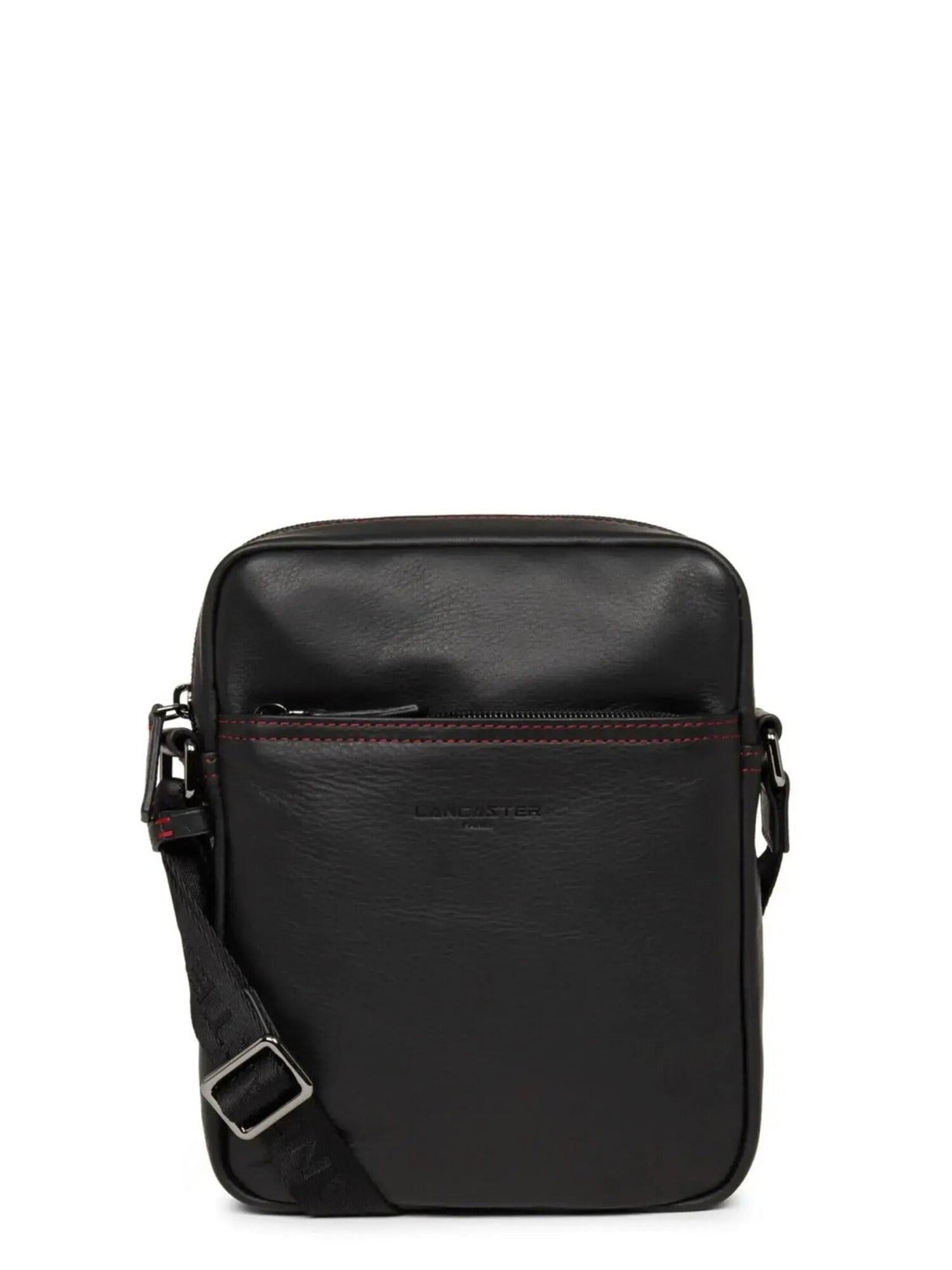 LANCASTER Paris Messenger torba preko ramena 'Soft Vintage' crna