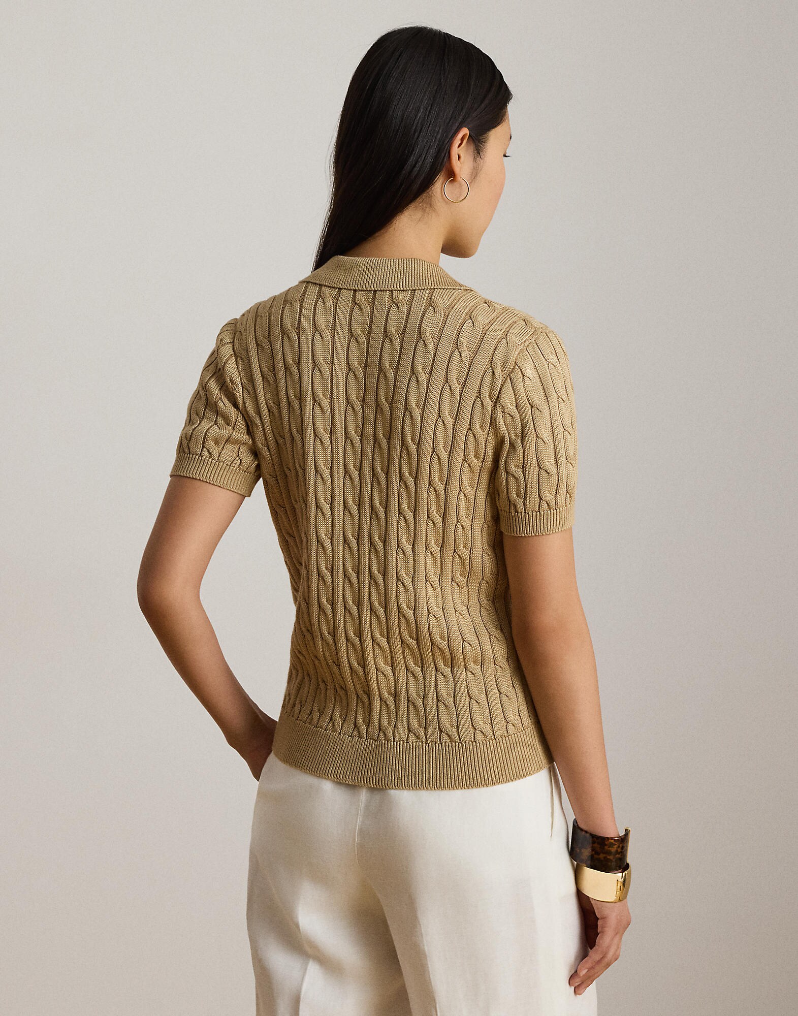 Lauren Ralph Lauren Jersey beige oscuro – imagen 7