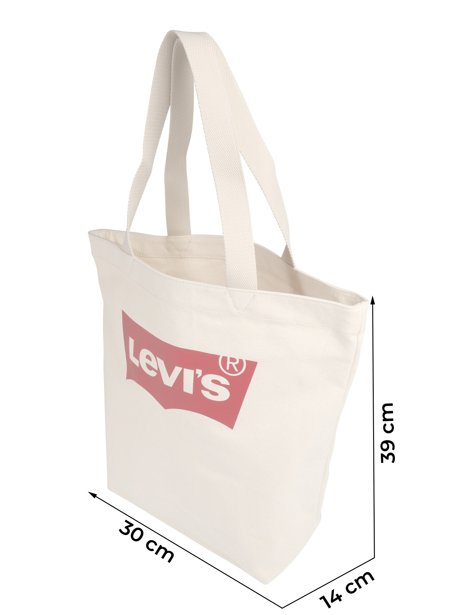 LEVI'S ® Shopper 'Batwing Tote Bag' nebielená / červená (obrázok 6)