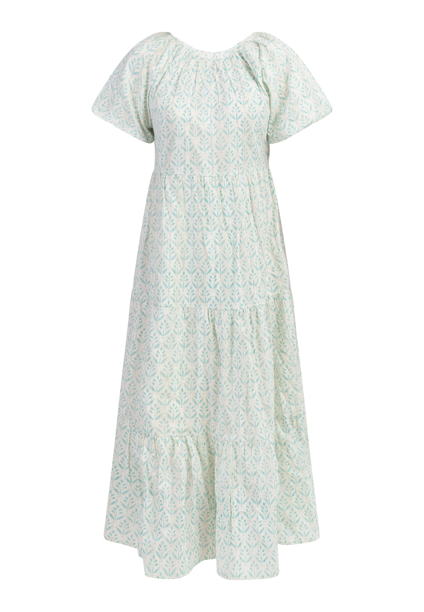 IZIA Rochie  turcoaz / alb