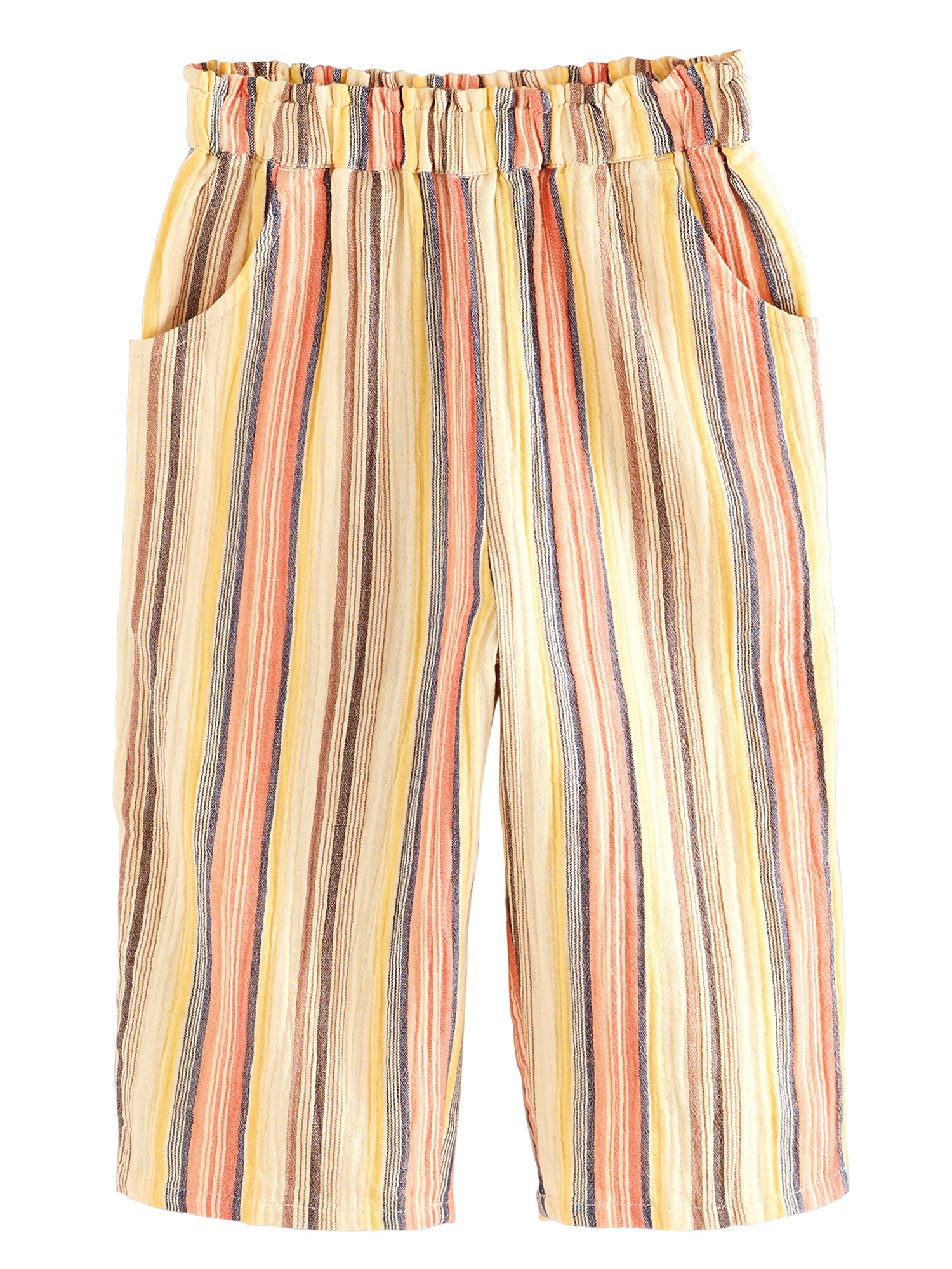 Next Pantaloni  bej / bleumarin / maro / corai