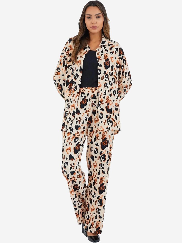Bigdart Hosenanzug Damen Größe 36 camel / mischfarben / naturweiß