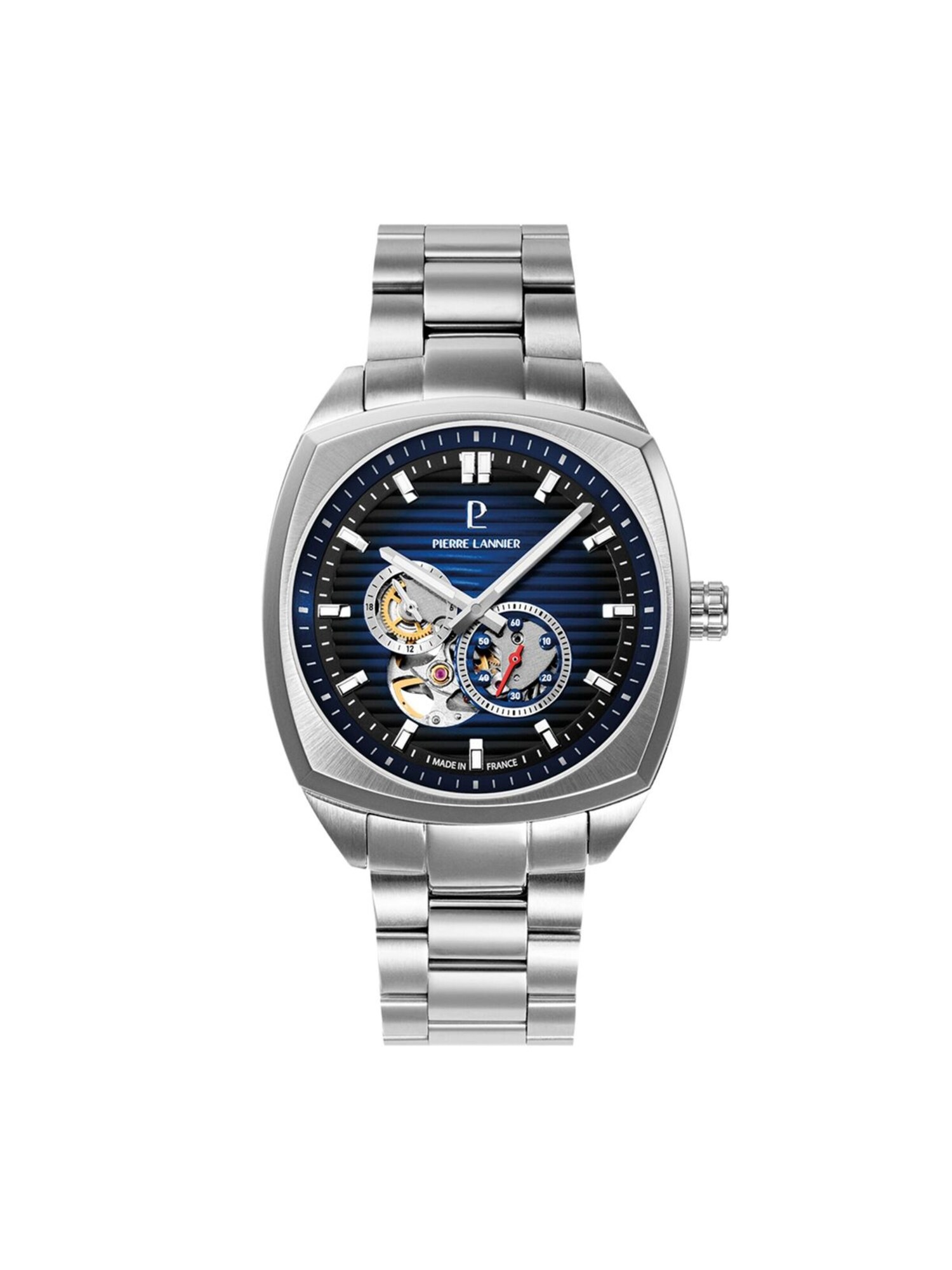 Pierre Lannier Analoog Horloge Blauw