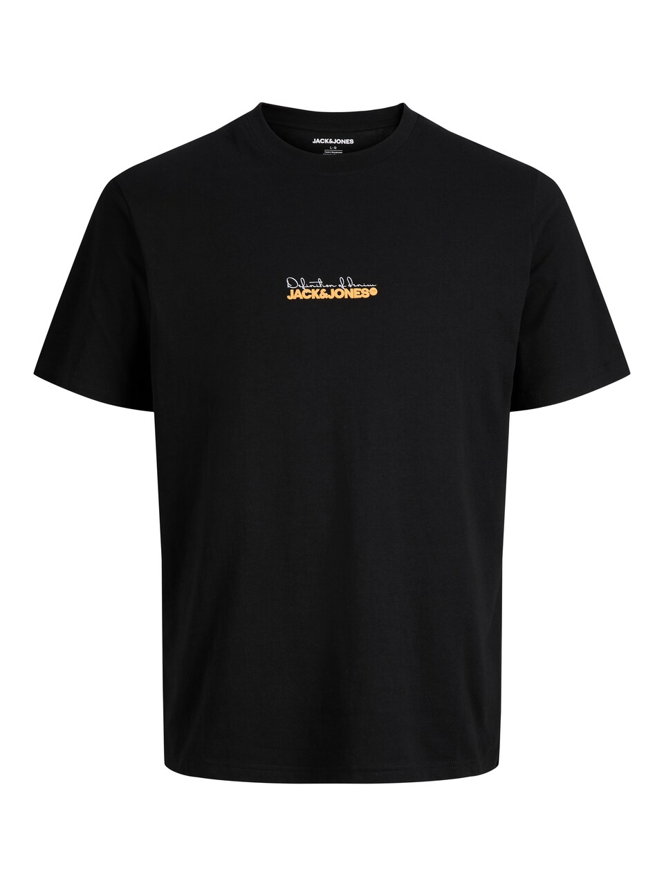T-shirt 'JJKENDRICK' orange / svart