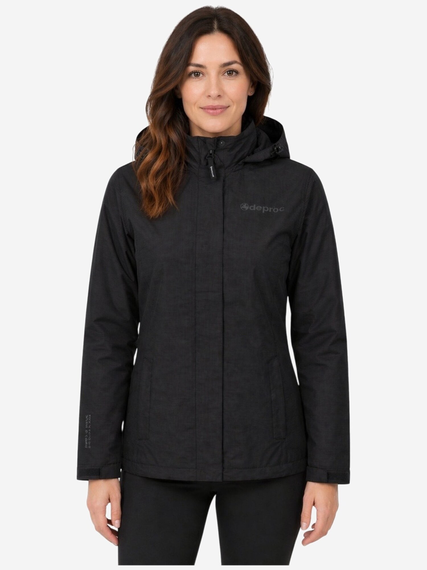 deproc Zimska jakna 'Outdoorjacke LAVAL Damen Regenjacke, Wanderjacke' crna