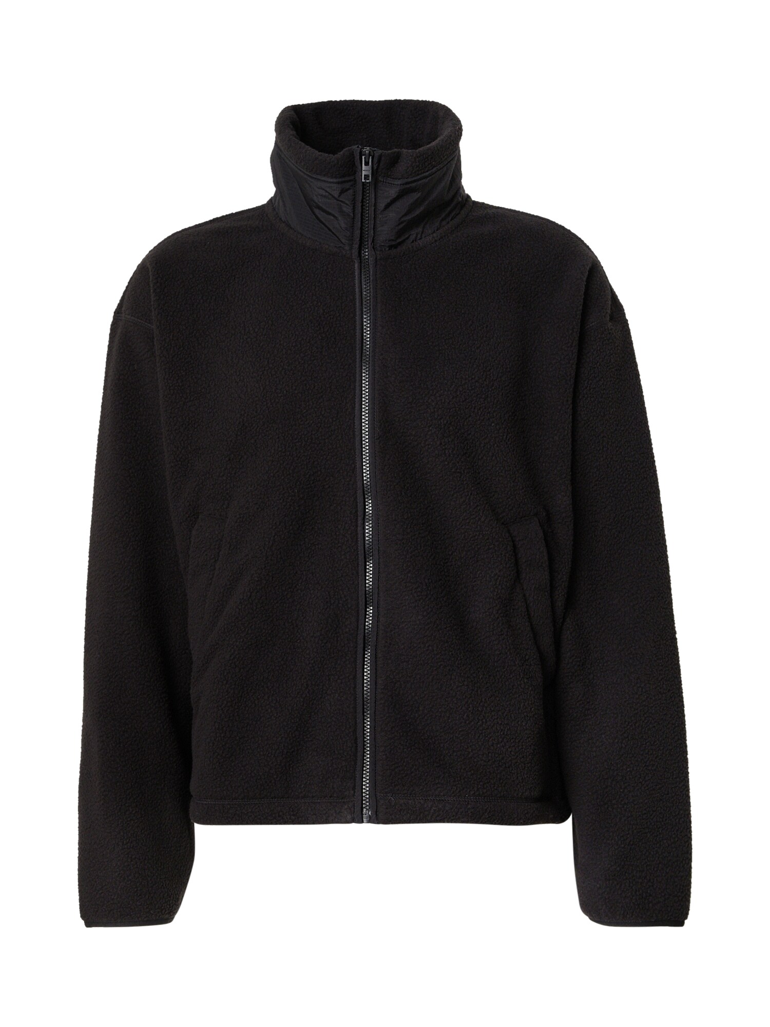 WEEKDAY Jachetă  fleece Kalix  negru