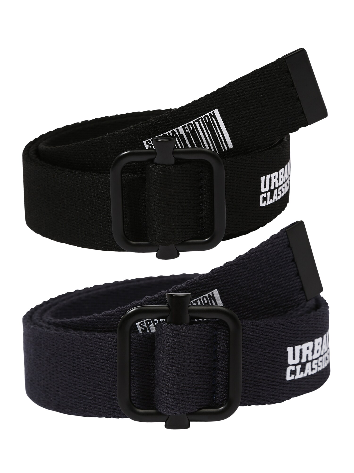 Urban Classics Curea  bleumarin / negru / alb