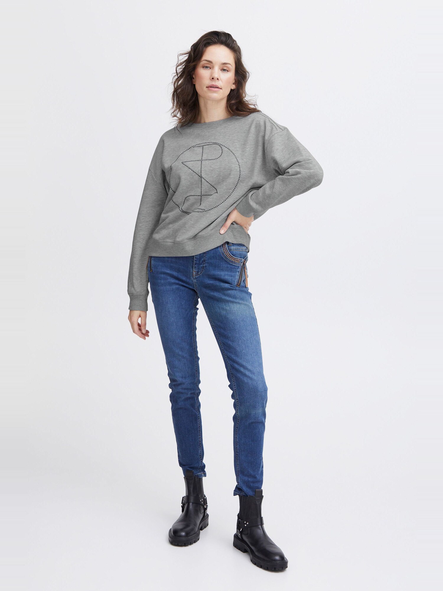 Thumbnail - PULZ Jeans Sweatshirt MALLIE