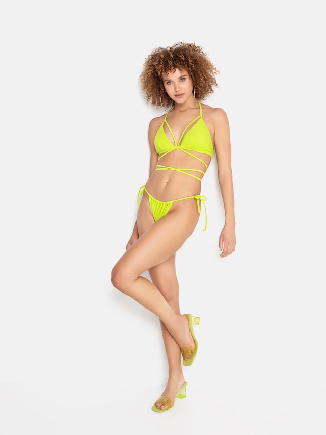 LSCN by LASCANA, Bikini felső 'Gina', zöld, 4 kép a 5 közül