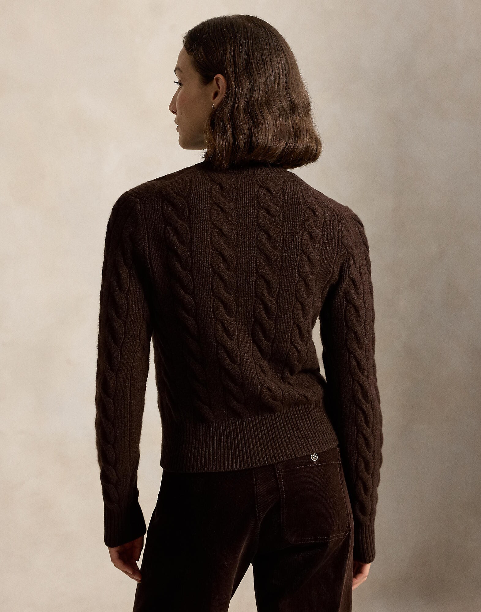 Polo Ralph Lauren Cárdigan marrón – imagen 3