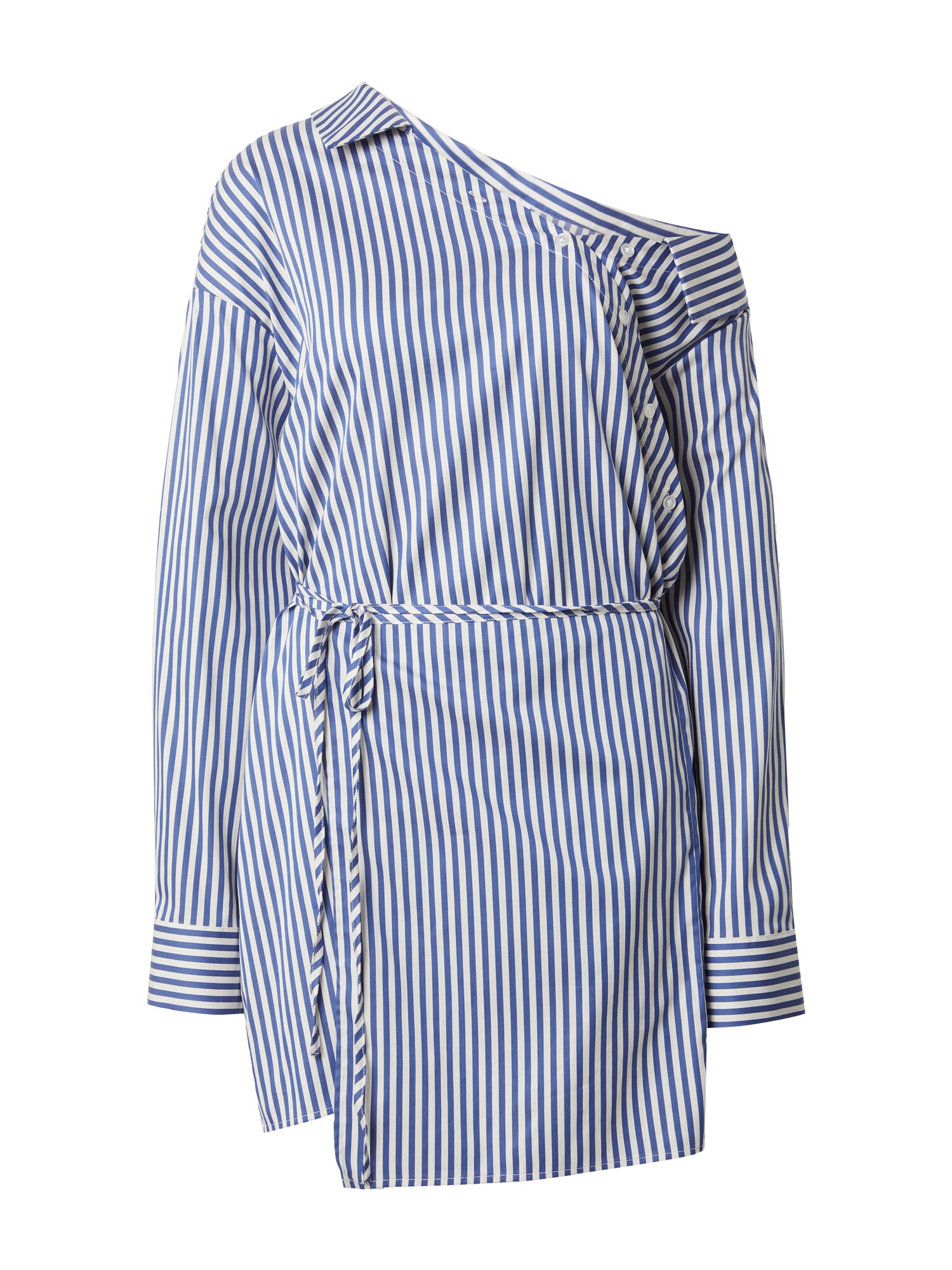 EDITED Rochie Delenn  albastru / alb