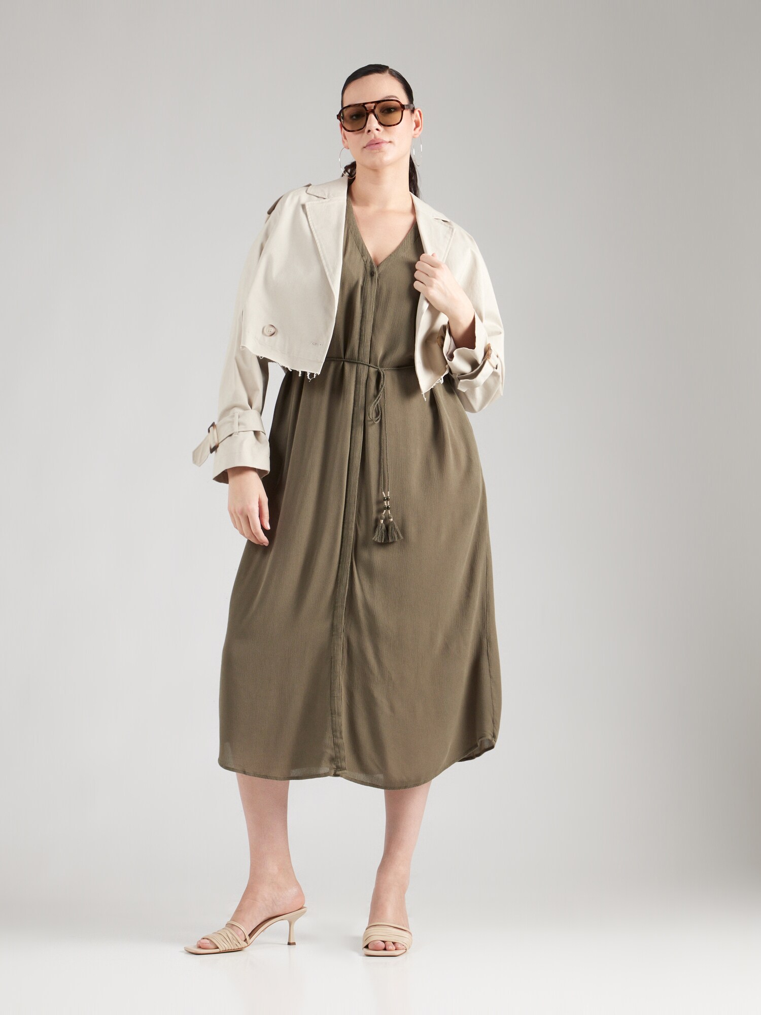 Vero Moda Curve Ingruhák 'VMCbente'  olíva termék 2. képe
