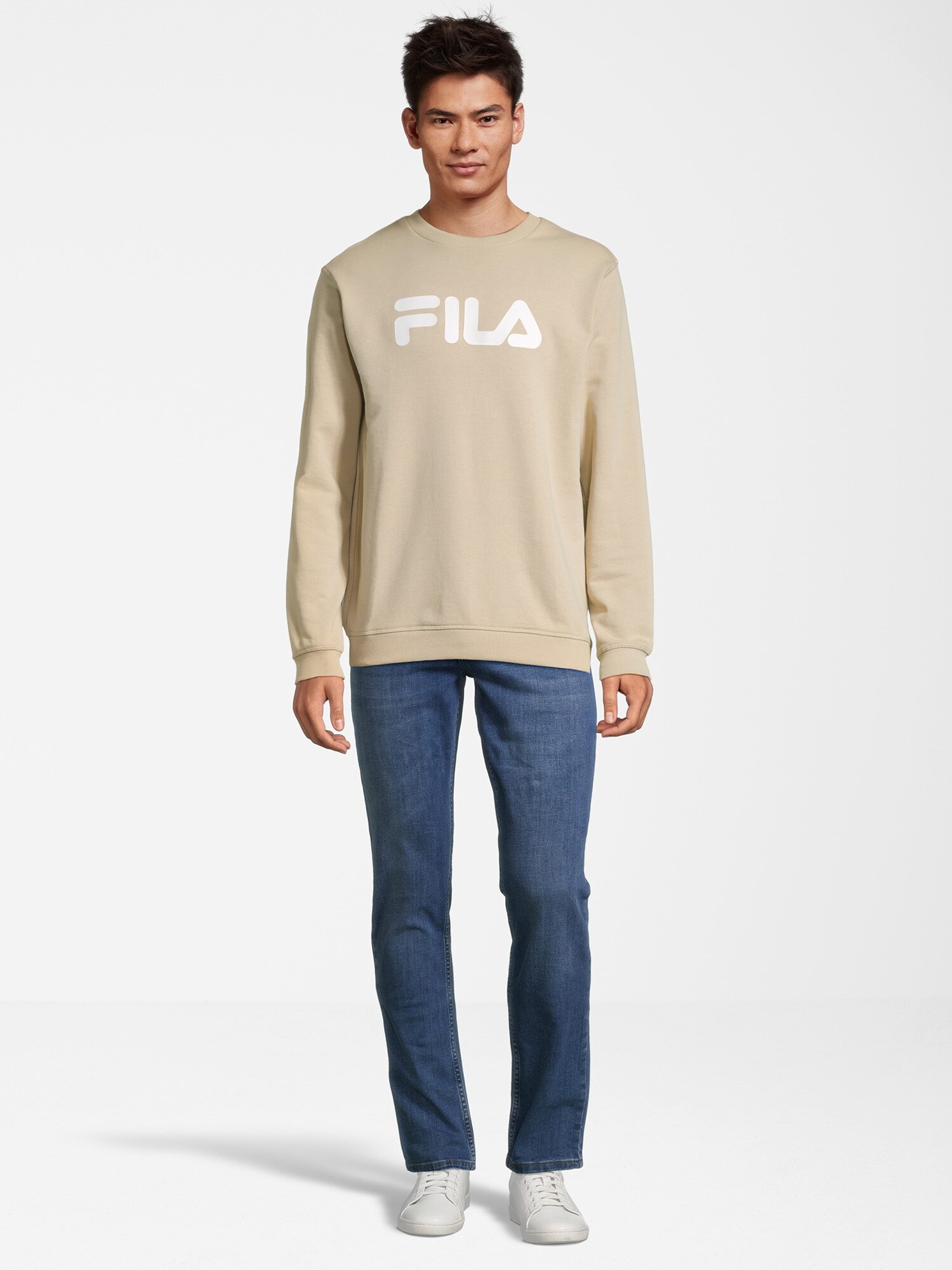FILA Sport szabadidős felsők ' BARBIAN'  homok / fehér termék 2. képe