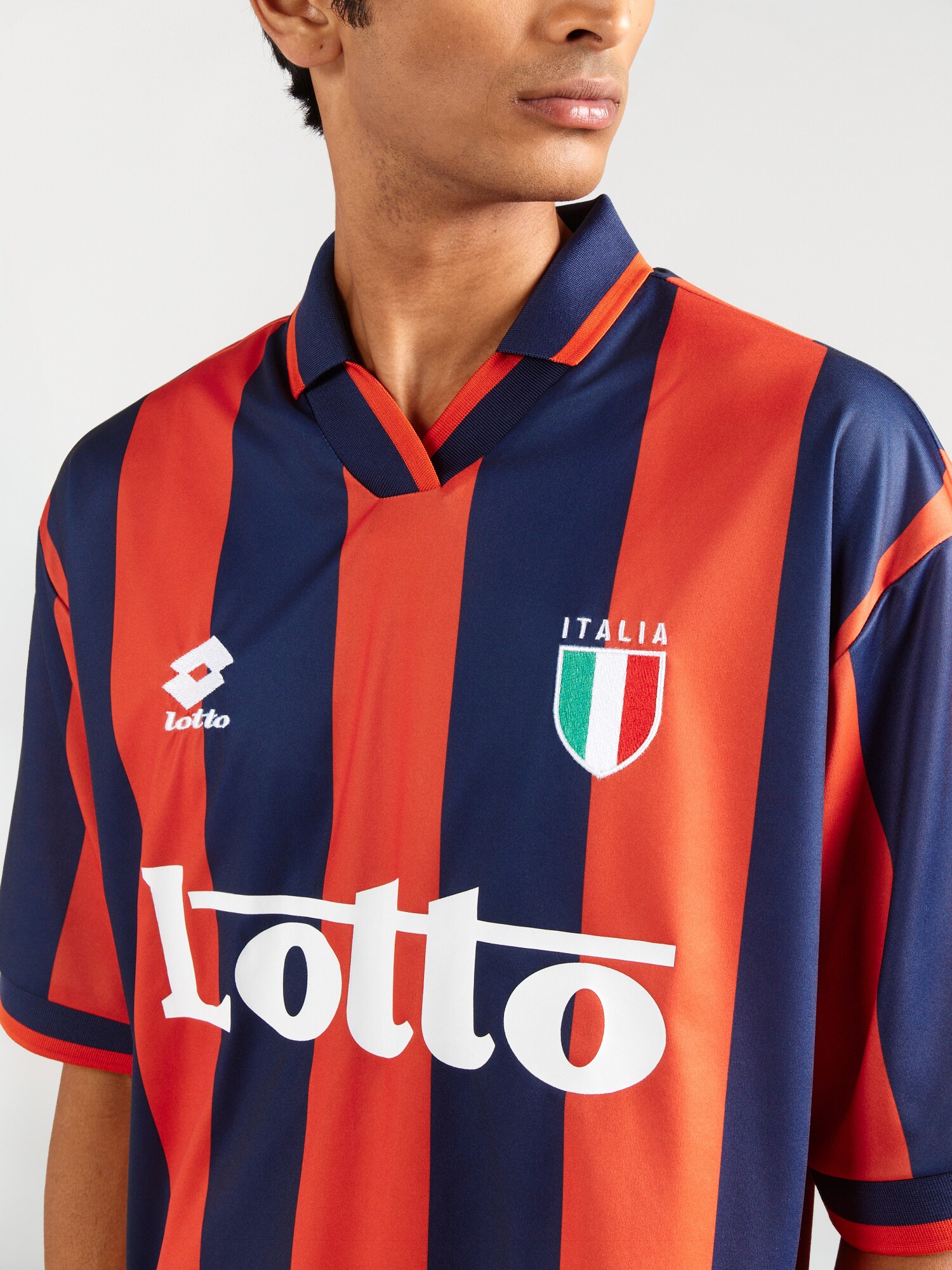 LOTTO Camiseta de fútbol  navy / verde claro / langosta / blanco – imagen 4