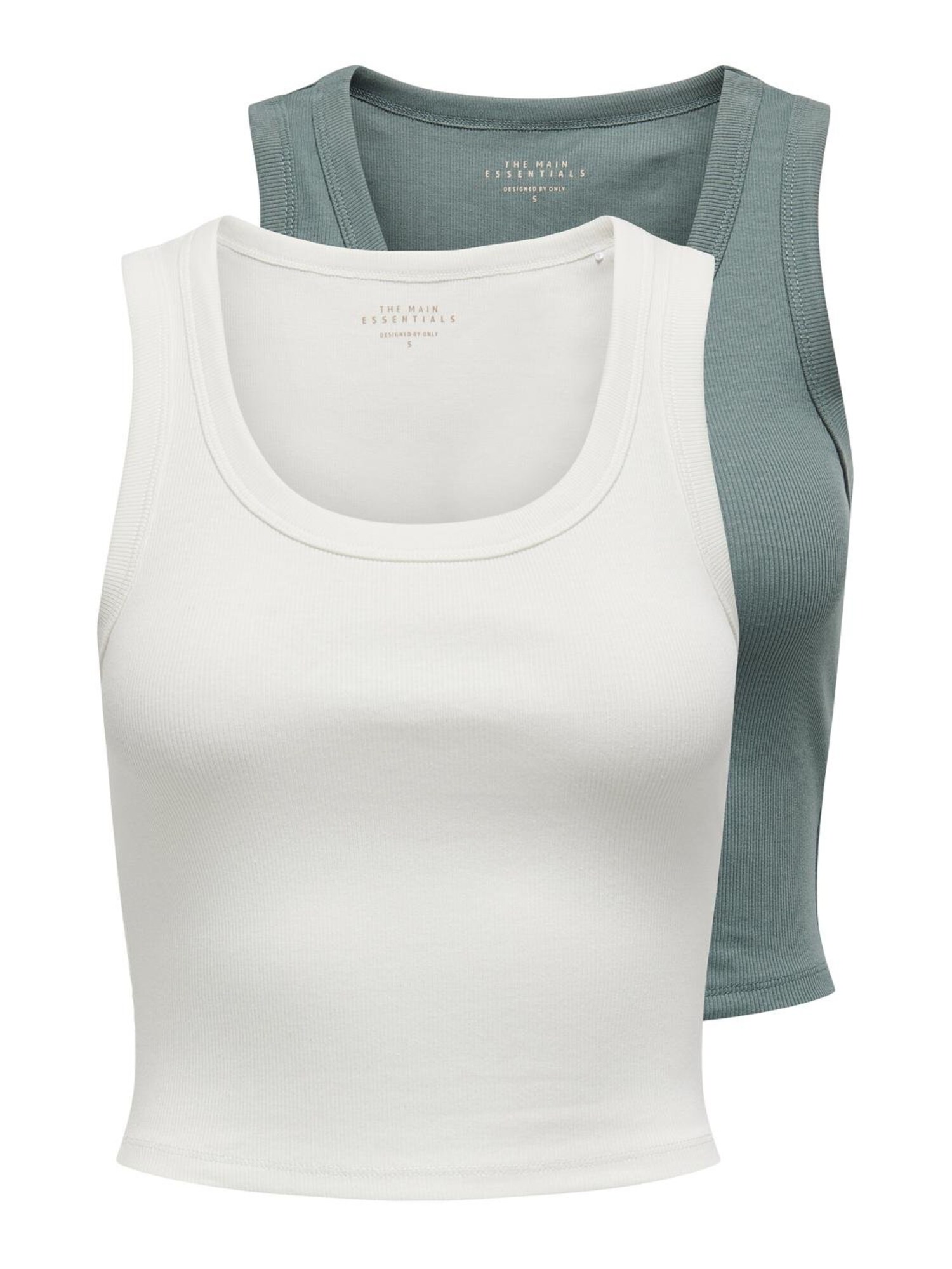 ONLY Top 'ONLEasy'  khaki / fehér akciós termékkép 1