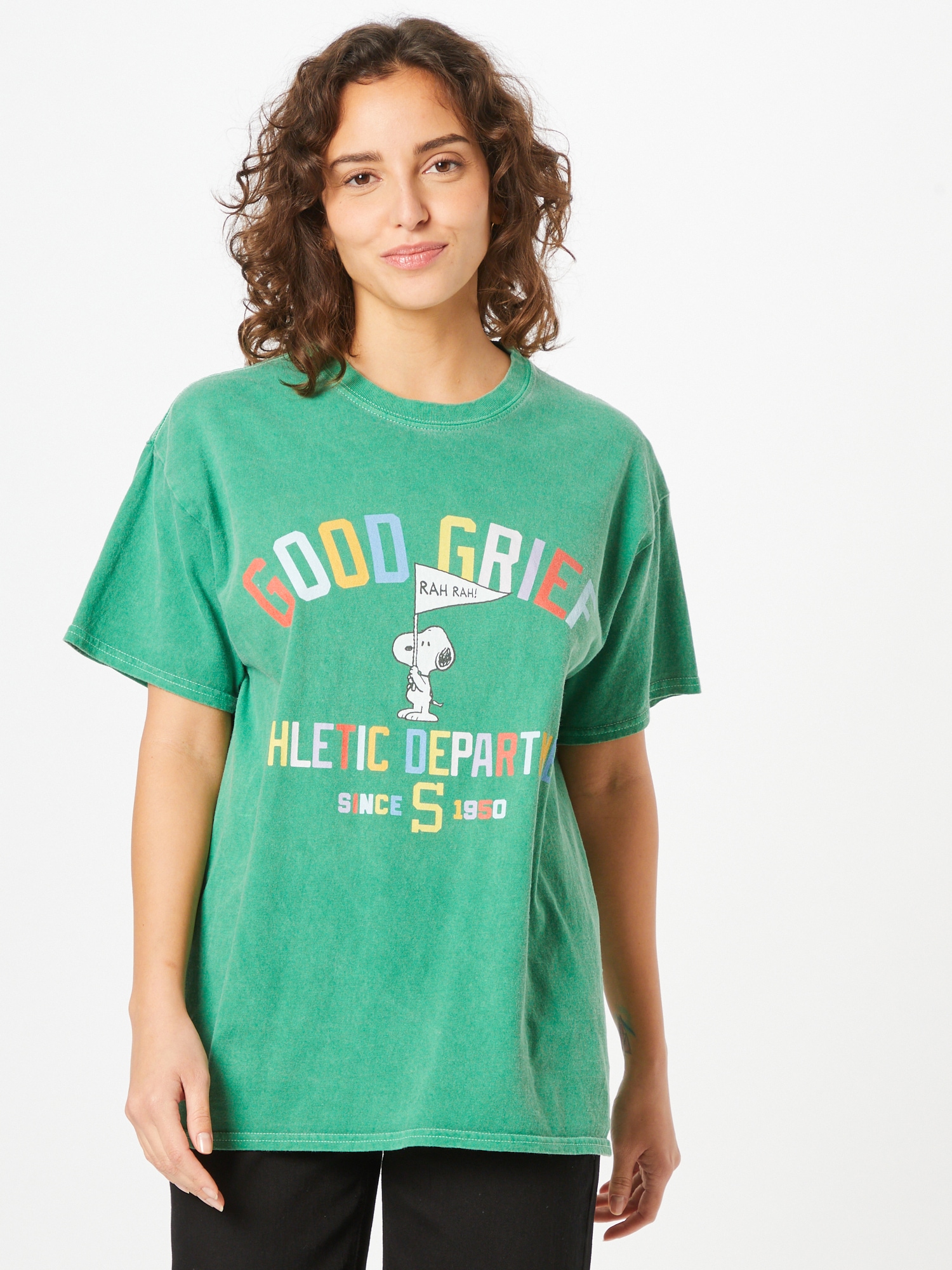 Vintage Supply T-shirt oversize  vert / mélange de couleurs