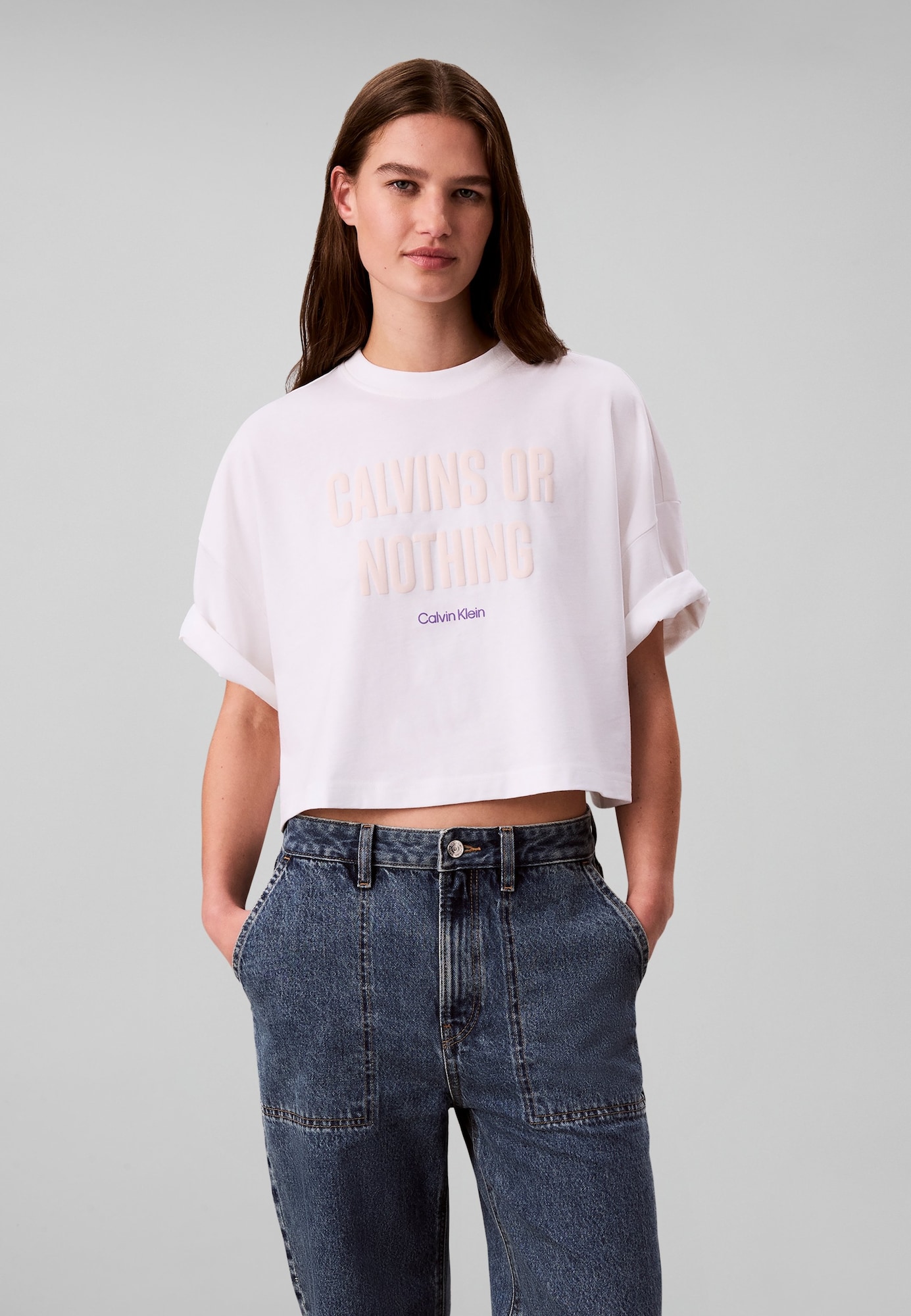 Calvin Klein Jeans Camiseta  amarillo claro / negro / blanco – imagen 2