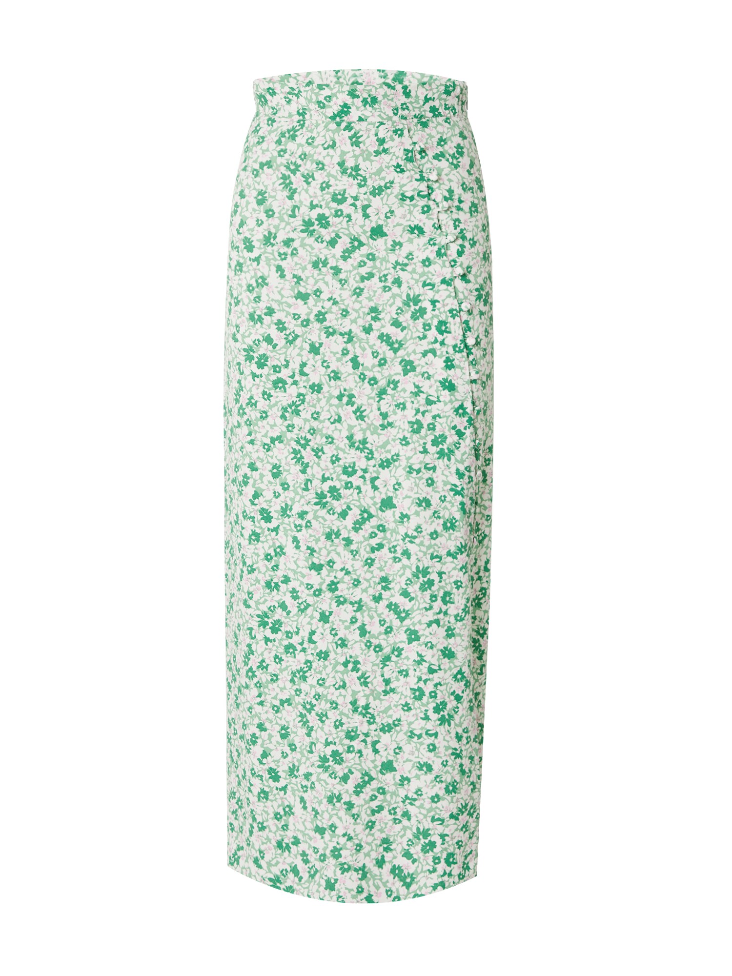 Tally Weijl Fustă  verde / verde deschis / roz / alb