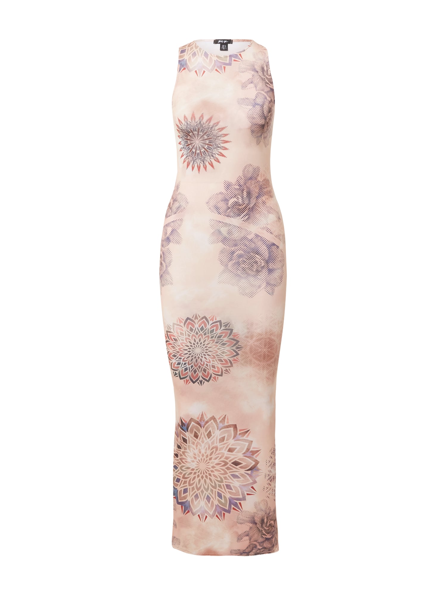Nasty Gal Rochie  maro cămilă / bleumarin / maro / verde