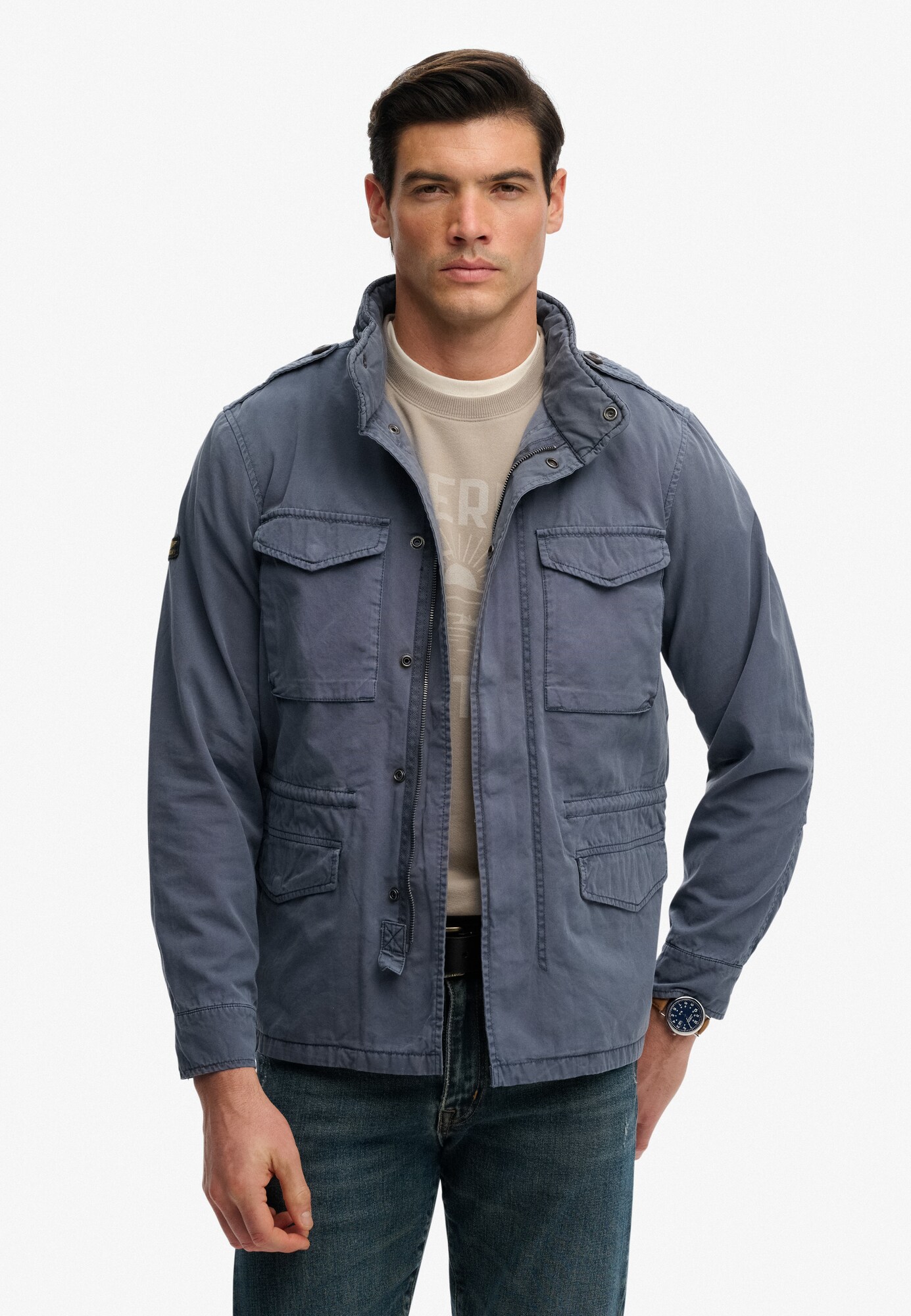 Superdry &amp; Co Chaqueta de entretiempo 'M65'  azul
