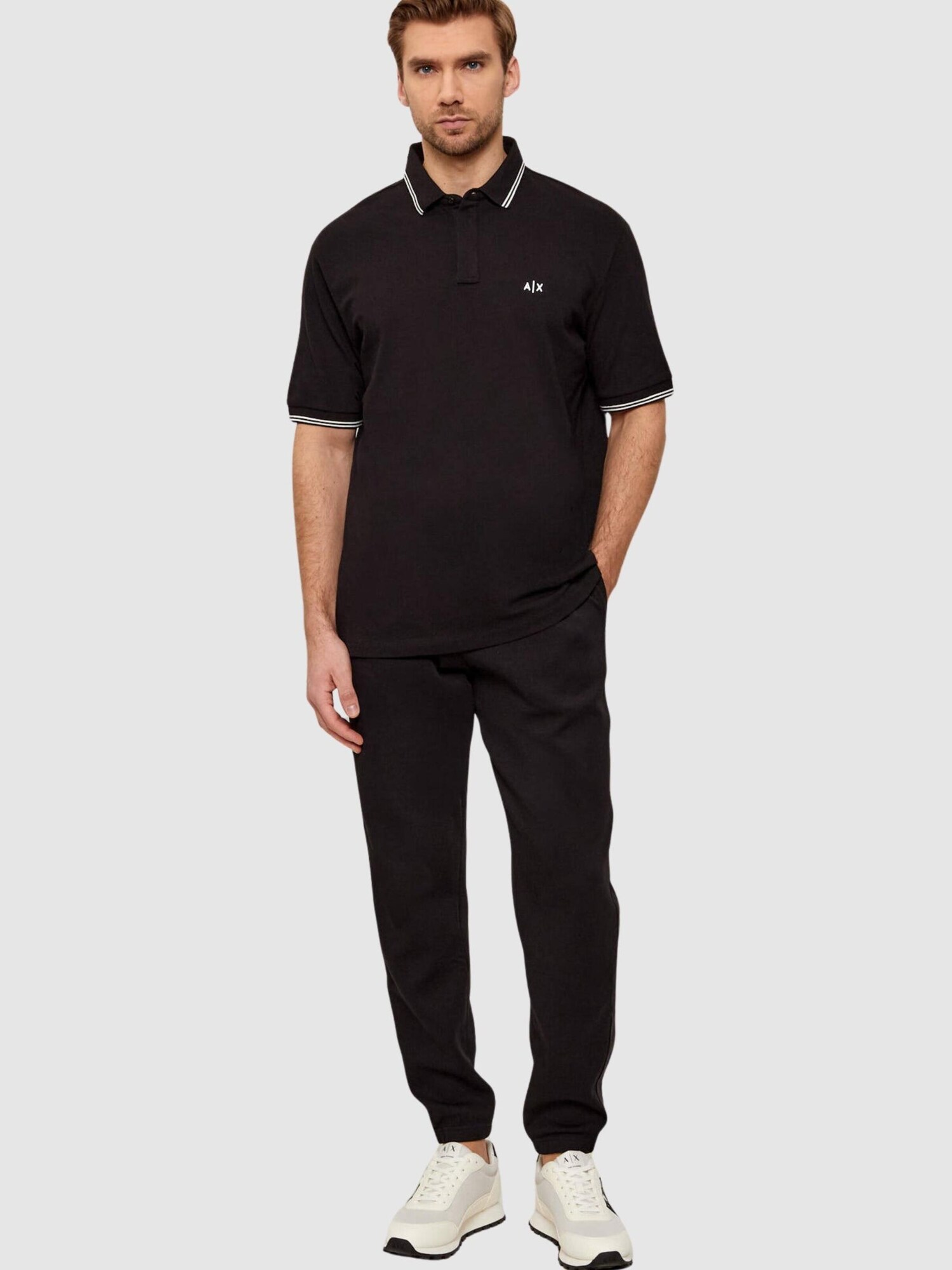 ARMANI EXCHANGE Camiseta 'XM001287' negro – imagen 2
