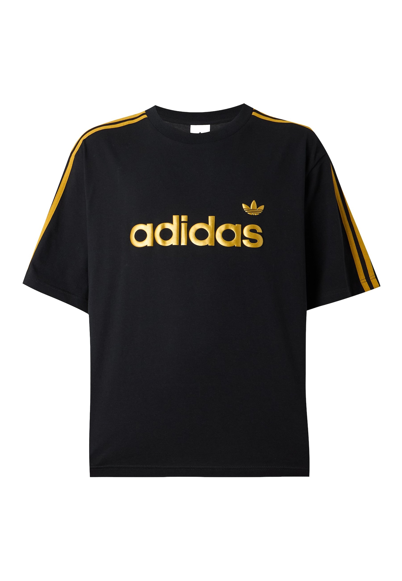 ADIDAS ORIGINALS Tricou auriu / negru