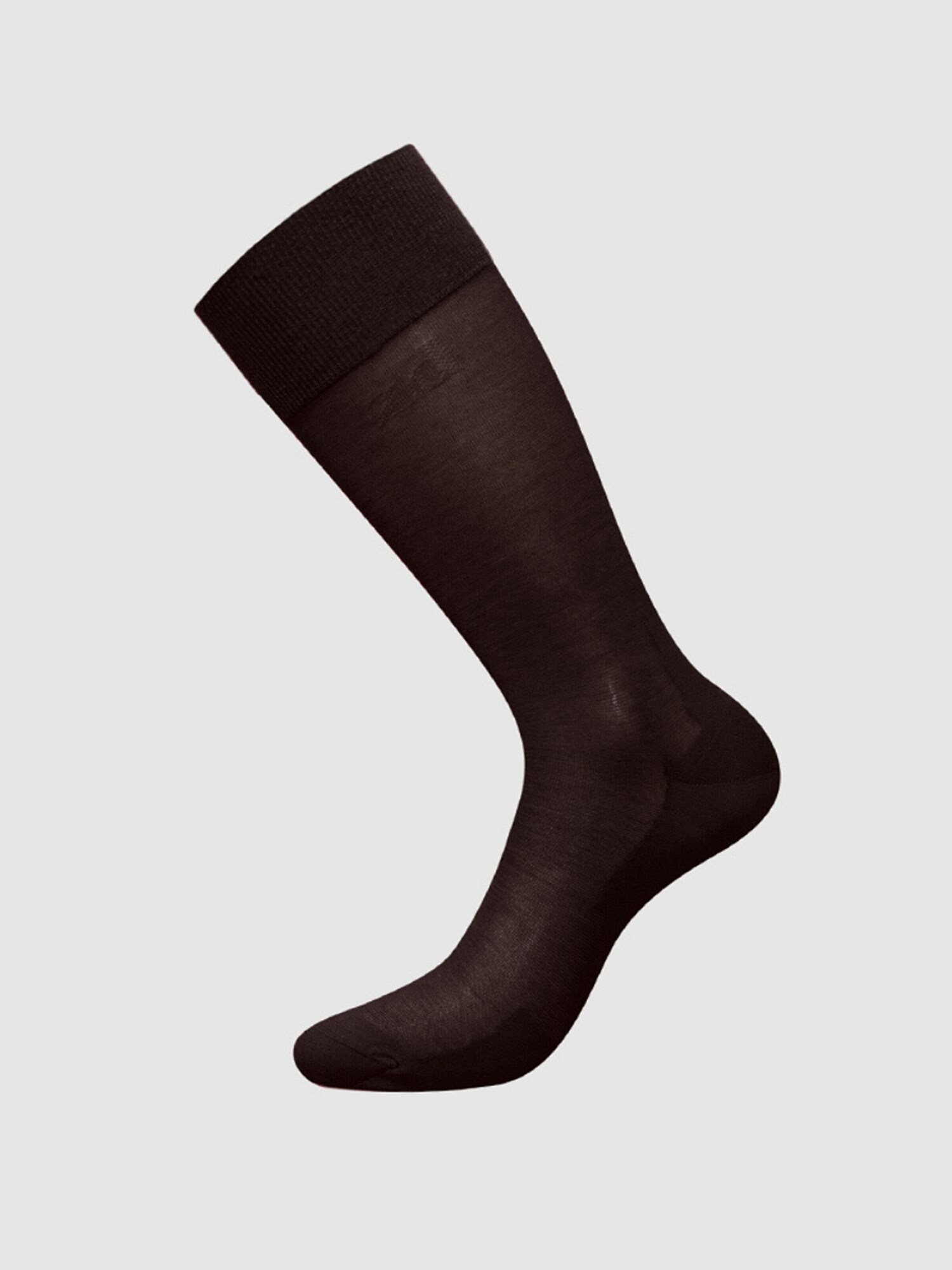 zd ZERO DEFECTS Calcetines '100% Mercerized cotton'  marrón