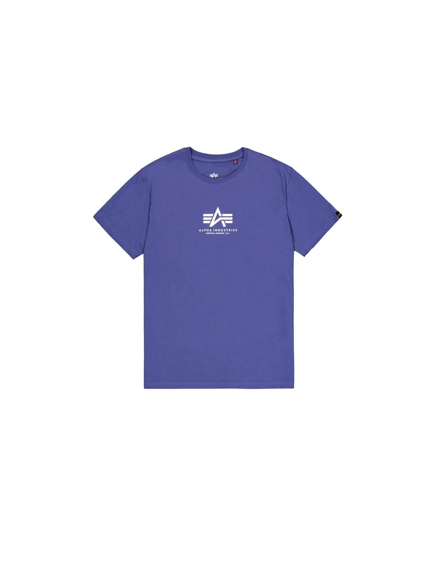 ALPHA INDUSTRIES Tricou  albastru violet / alb