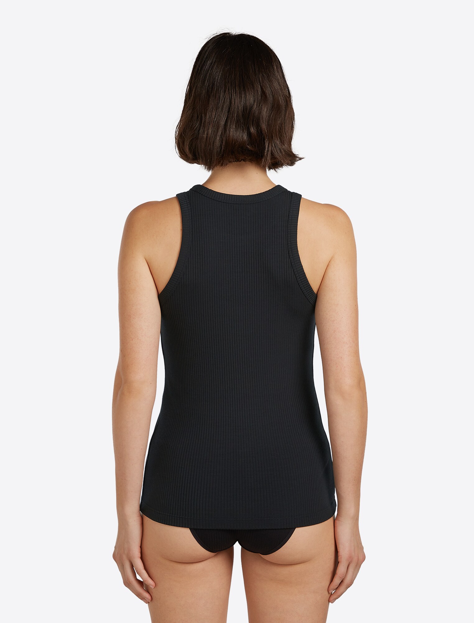 ICEBREAKER Camiseta térmica 'W Mer Rib Lotus' negro – imagen 3