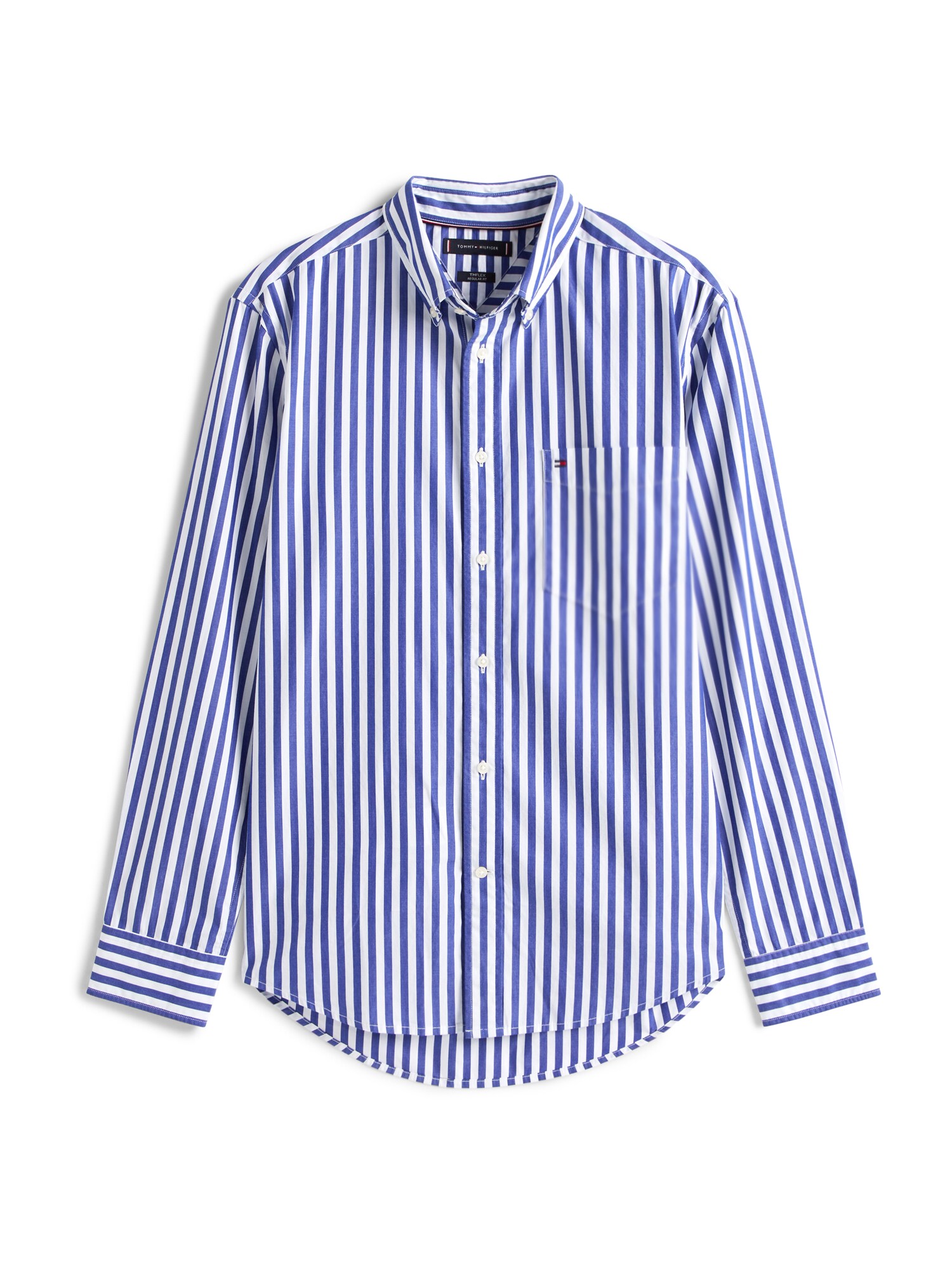 TOMMY HILFIGER Cămașă FLEX  albastru / alb