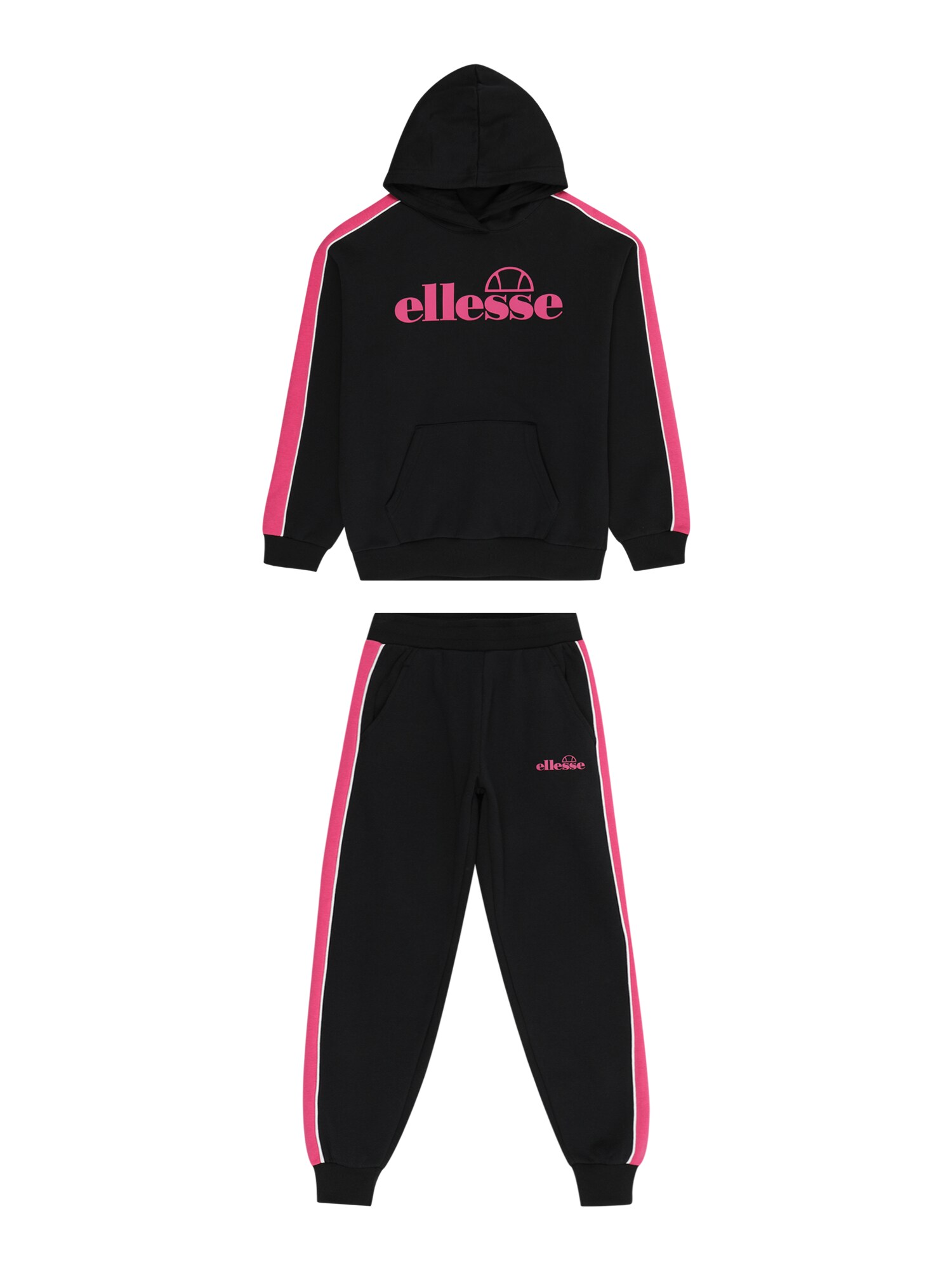 ELLESSE Jogging ruhák  rózsaszín / fekete akciós termékkép 1