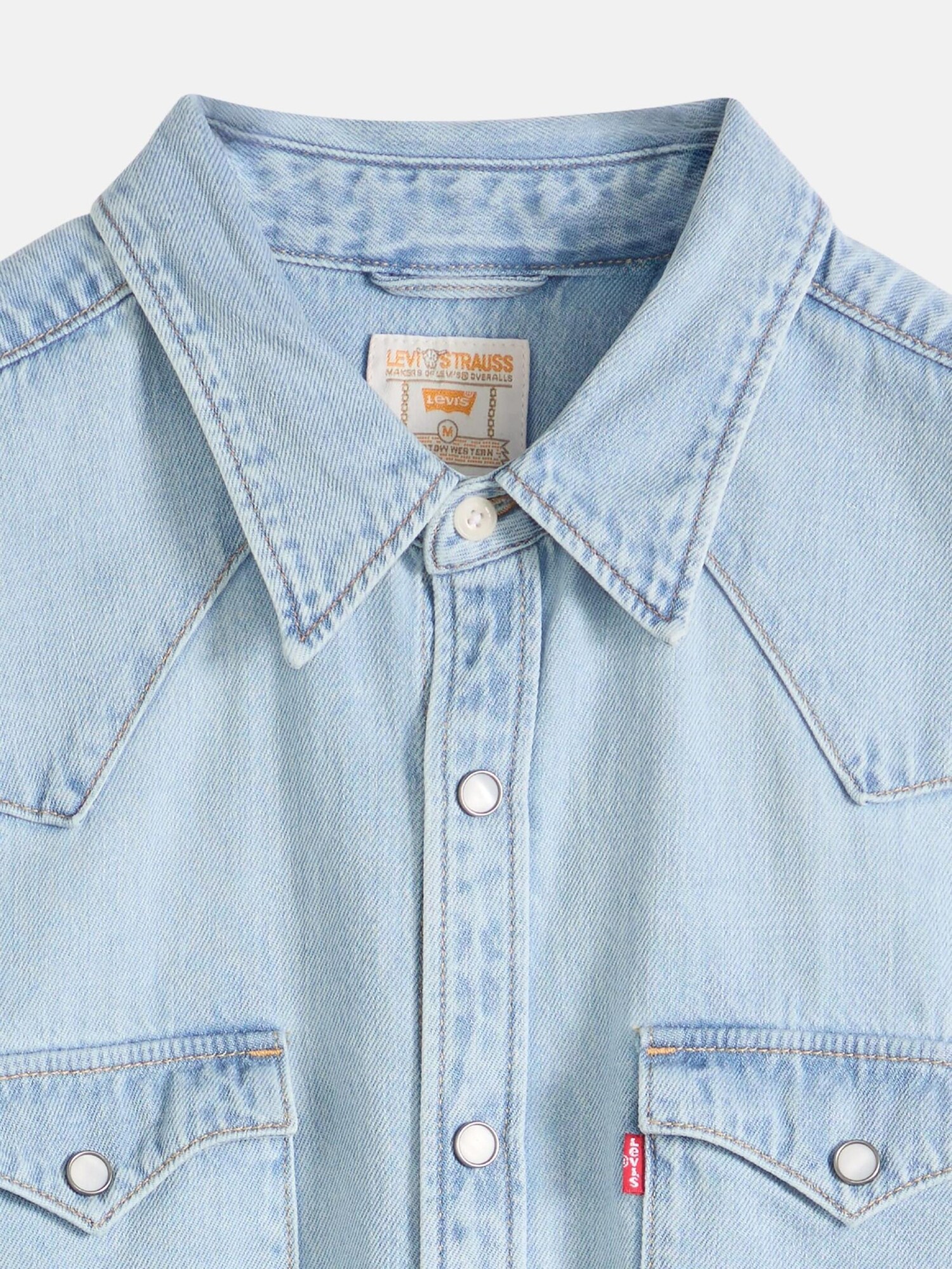 LEVI'S ® Camiseta 'LEVI'S BARSTOW WESTERN CAMICIA' azul cian – imagen 2