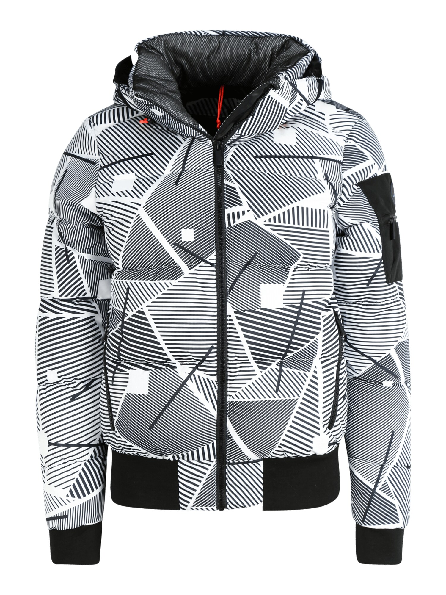 ICEPEAK Žieminė striukė 'Europa'  juoda / balta