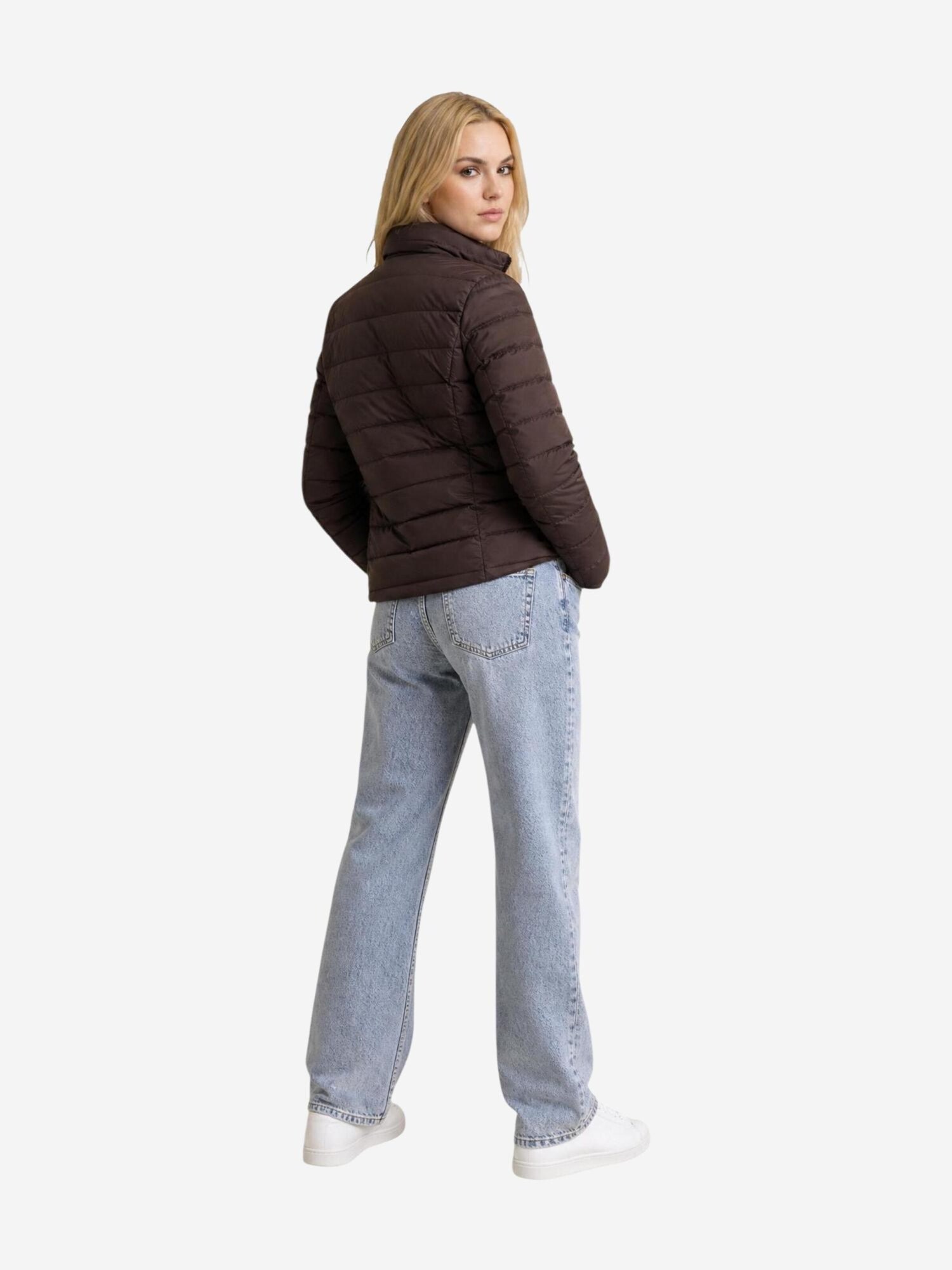 GUESS Chaqueta de invierno  marrón – imagen 4