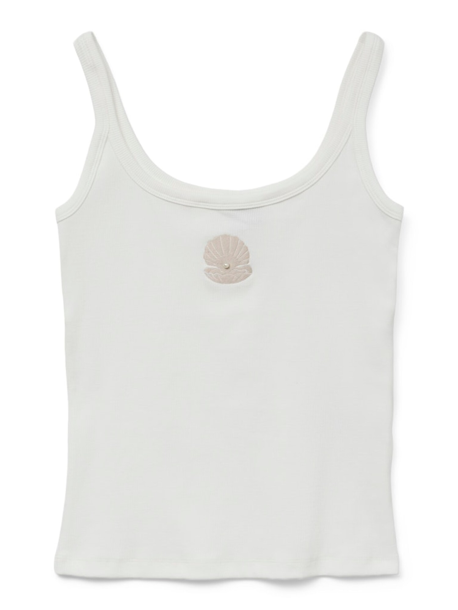 VERO MODA Top VMDiana  culoarea pielii / alb