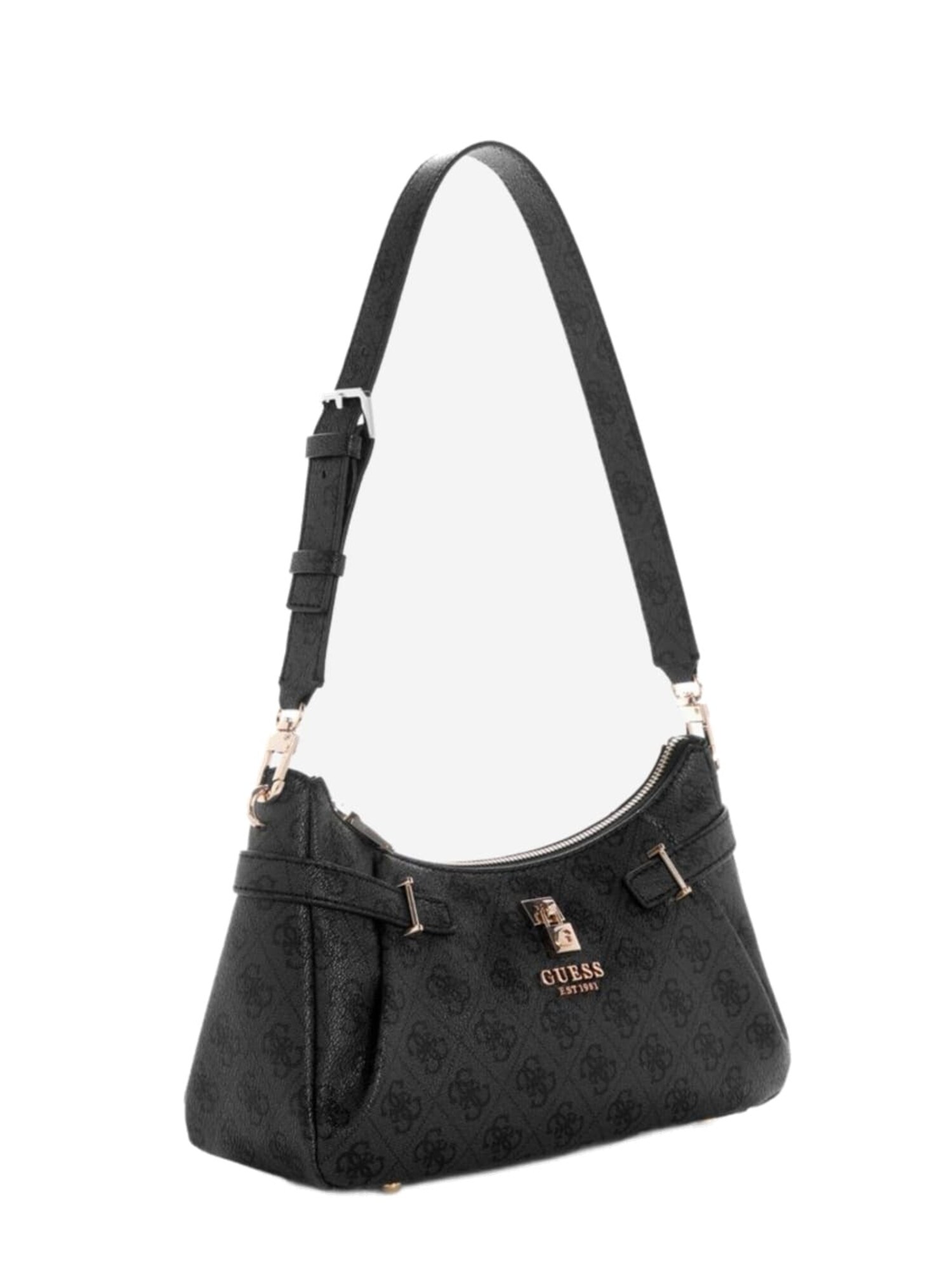 Axelremsväska 'Guess Sac Bandoulière Handbag Coal Logo'