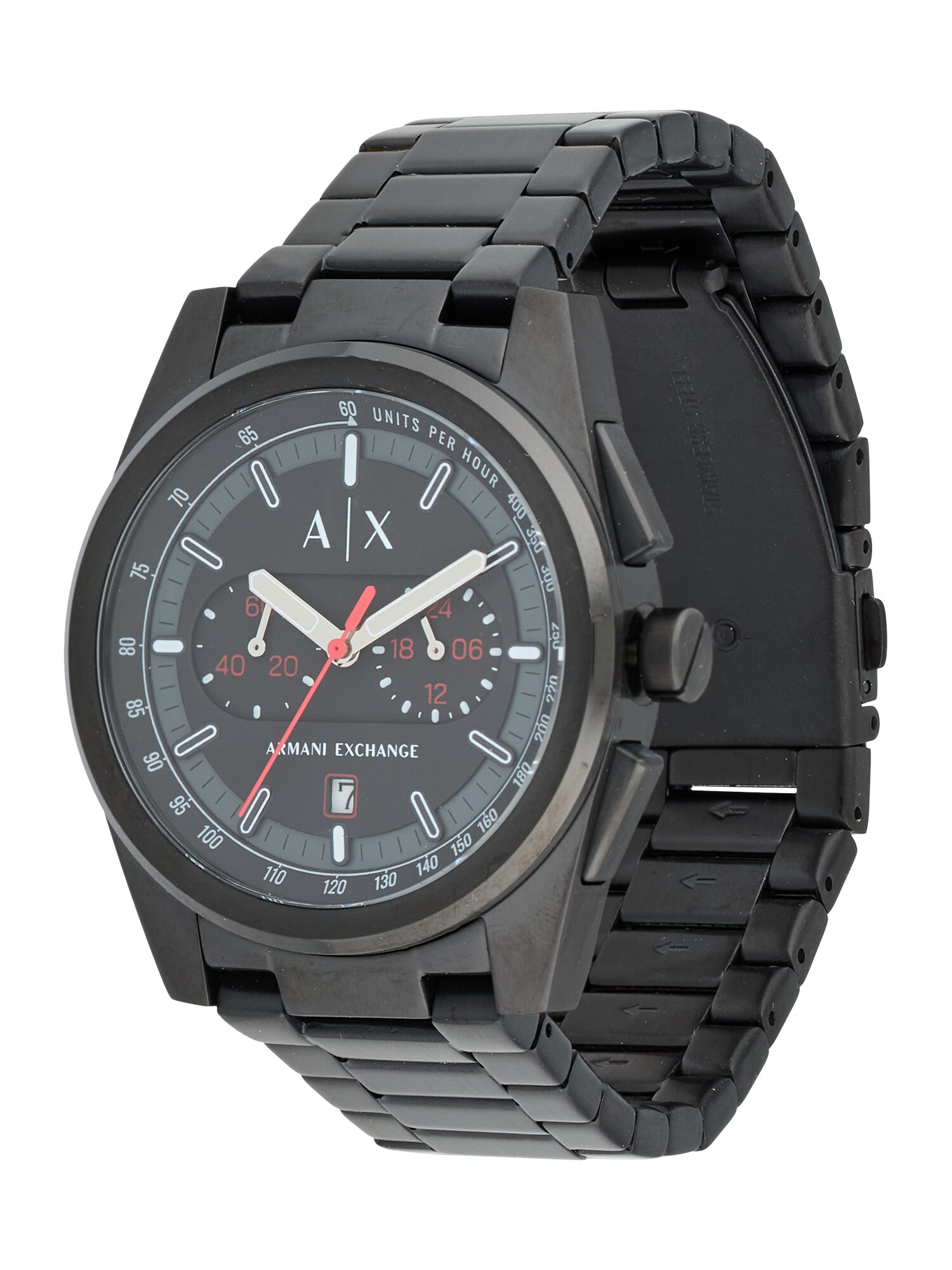 ARMANI EXCHANGE Analóg órák  sötétszürke / piros / fekete / fehér akciós termékkép 1