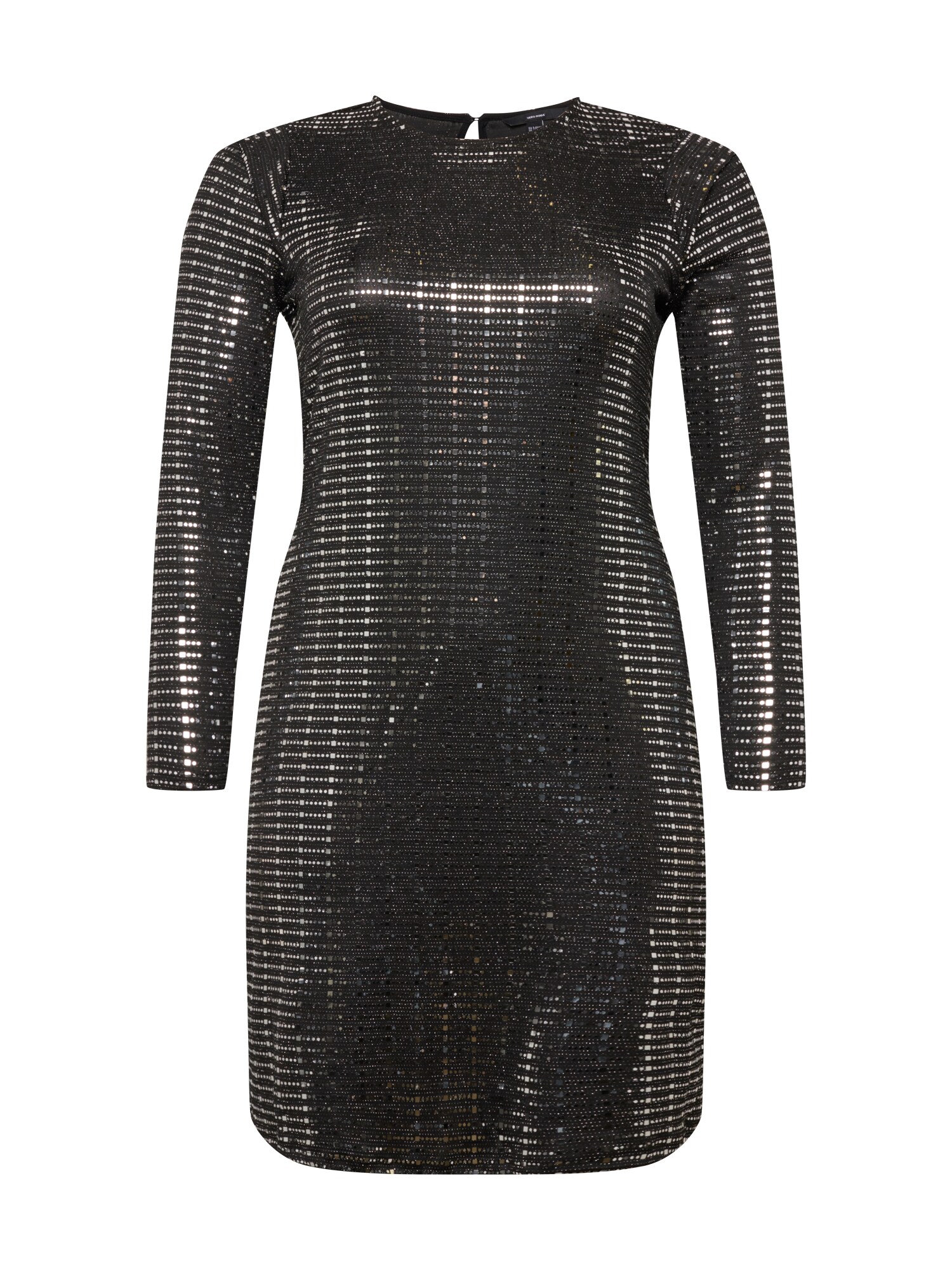 Vero Moda Curve Suknelė  sidabrinė / juoda